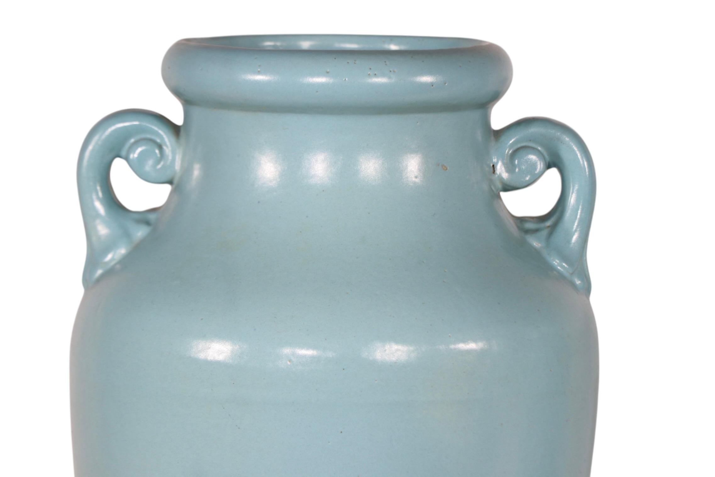 Pr. Art Pottery Floor Vases att. McCoy c. 1930/40's For Sale 5