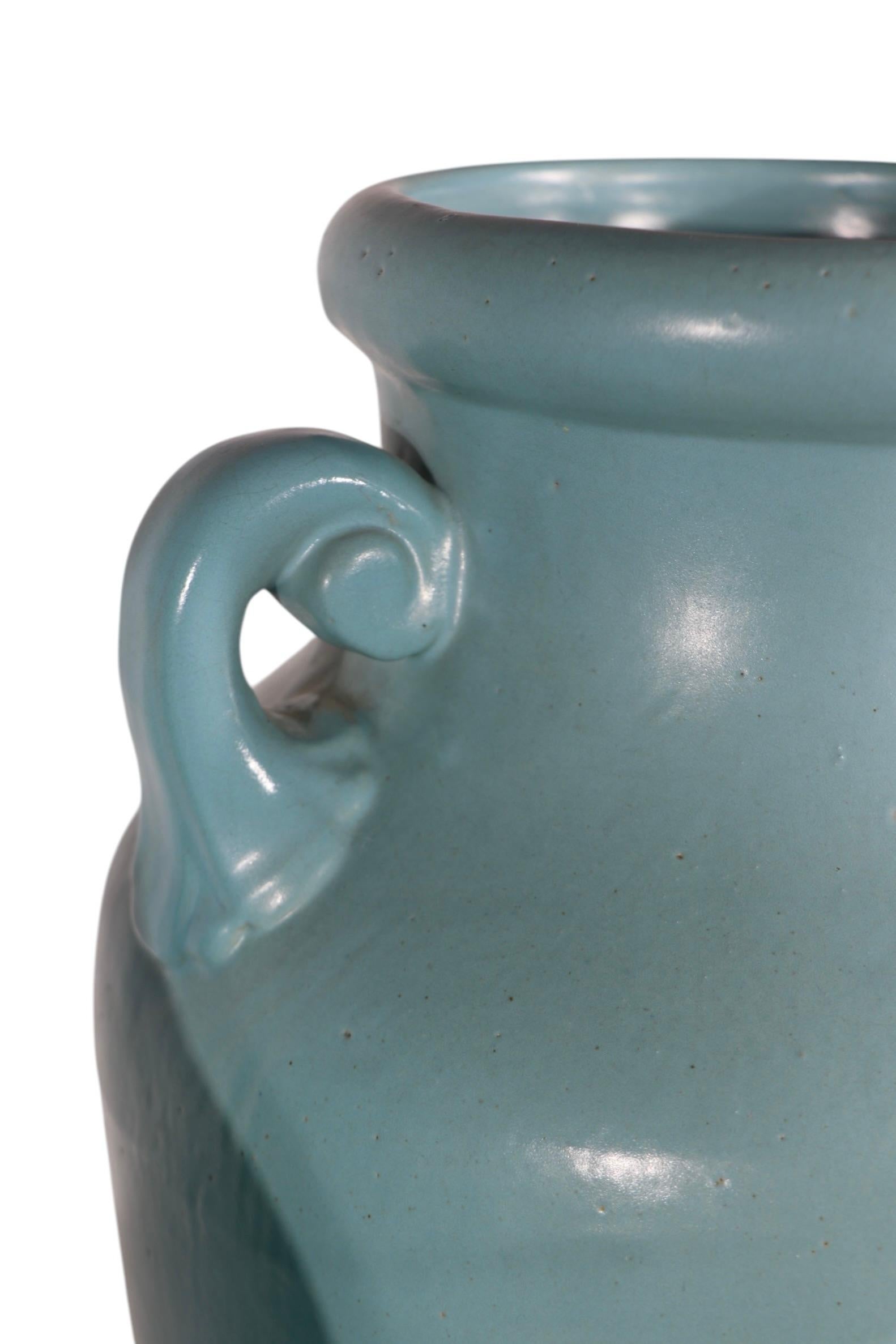 Pr. Art Pottery Floor Vases att. McCoy c. 1930/40's For Sale 10