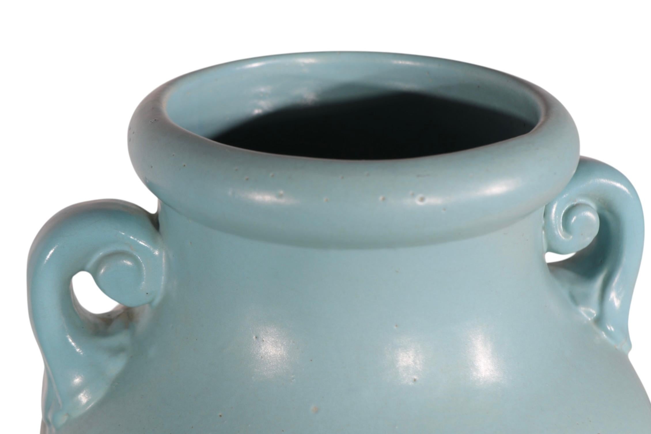 Pr. Art Pottery Floor Vases att. McCoy c. 1930/40's For Sale 11