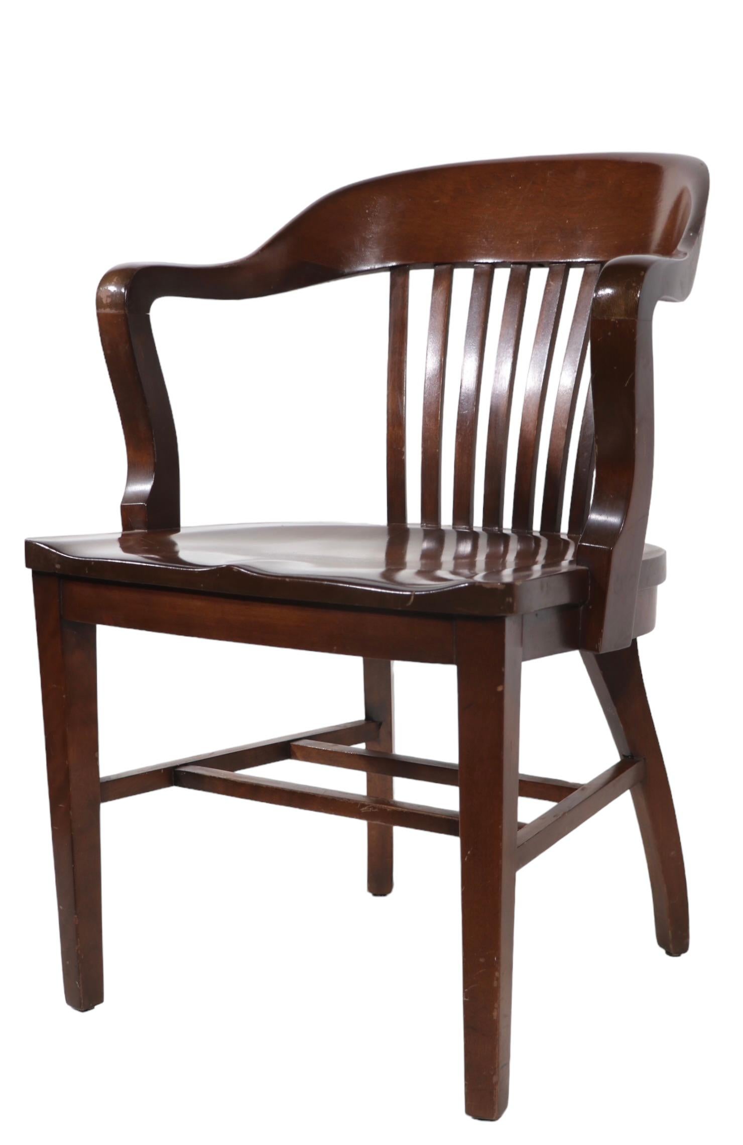 Pr. Bank of England Jury Chairs by the  Sikes Chair Company In Good Condition In New York, NY