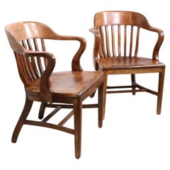 Antique Pr. Bank of England Jury Style Chairs