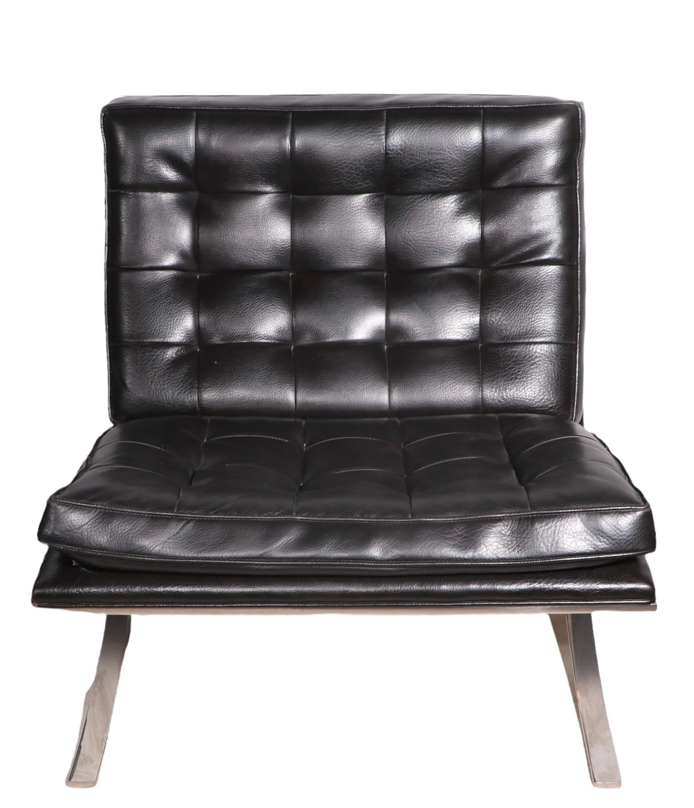 Pr. Barcelona Style Chairs by Kipp Stewart for Drexel  For Sale 3