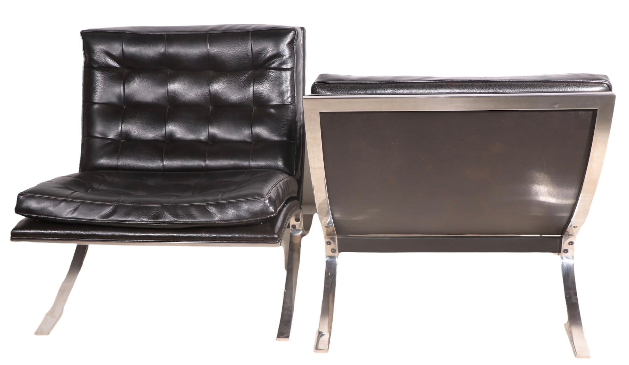 Pr. Stühle im Barcelona-Stil von Kipp Stewart für Drexel  im Angebot 2