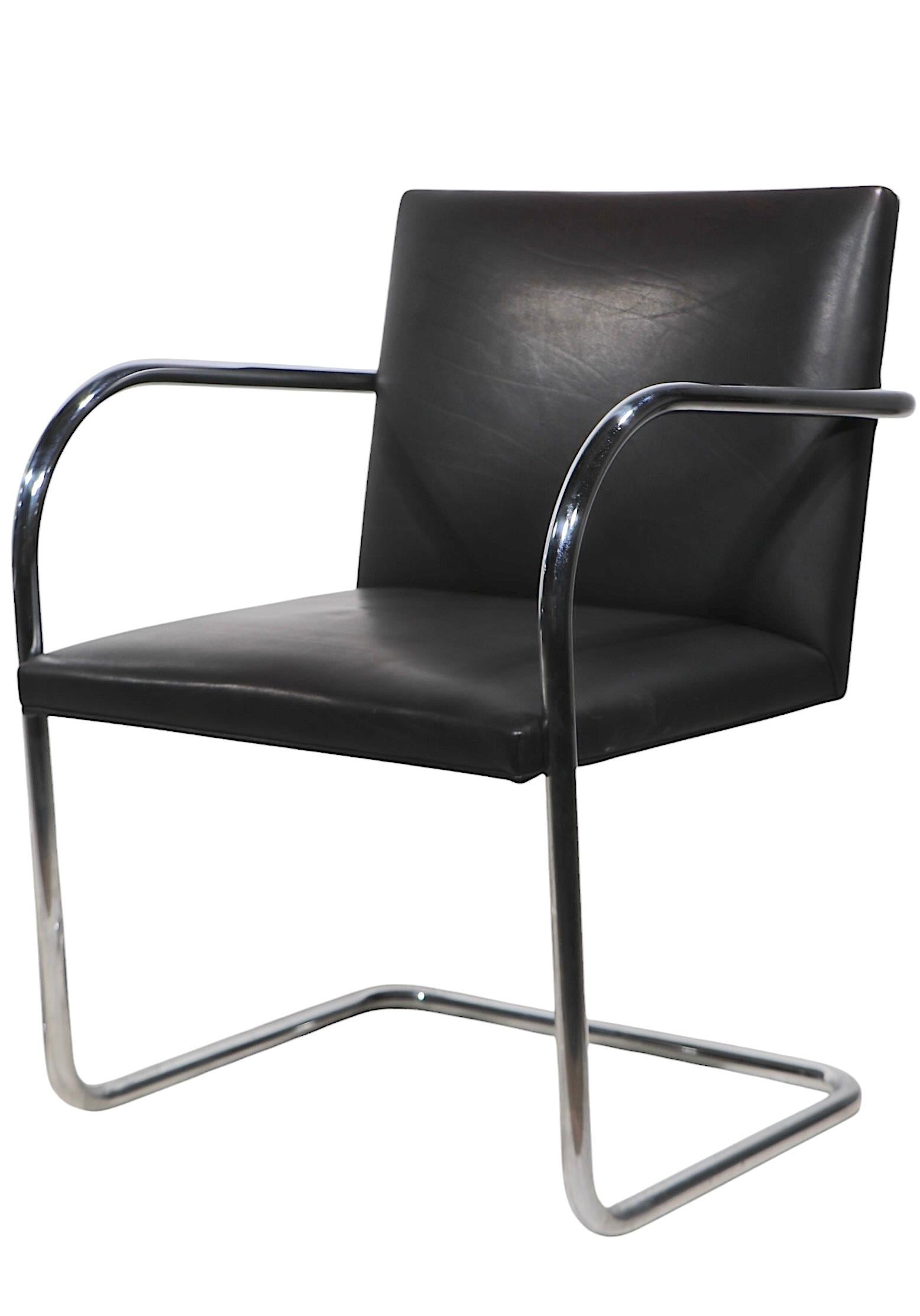 Pr. Chaises Brno par Knoll Designées par Mies van der  A.I.C.. en vente 7