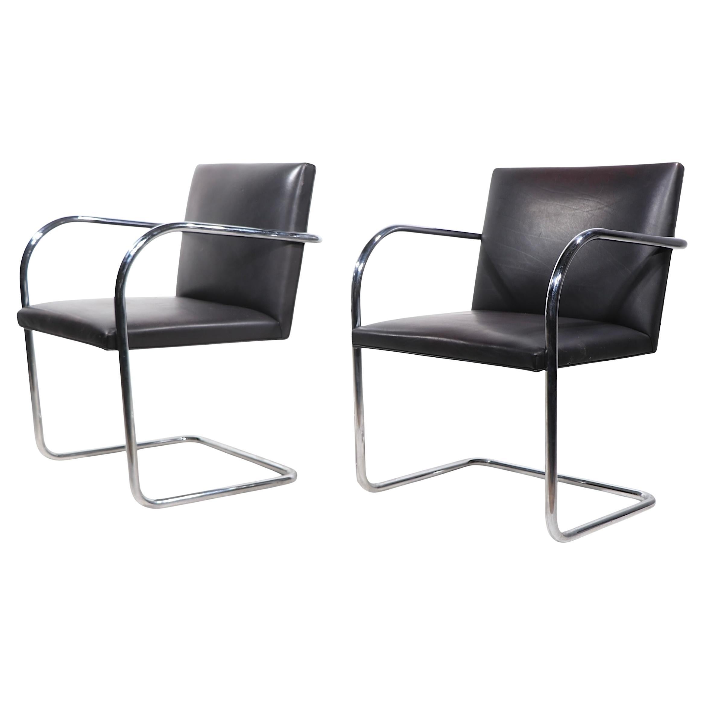 Pr. Brno Chairs by Knoll Designed by Mies van der  Rohde c.
