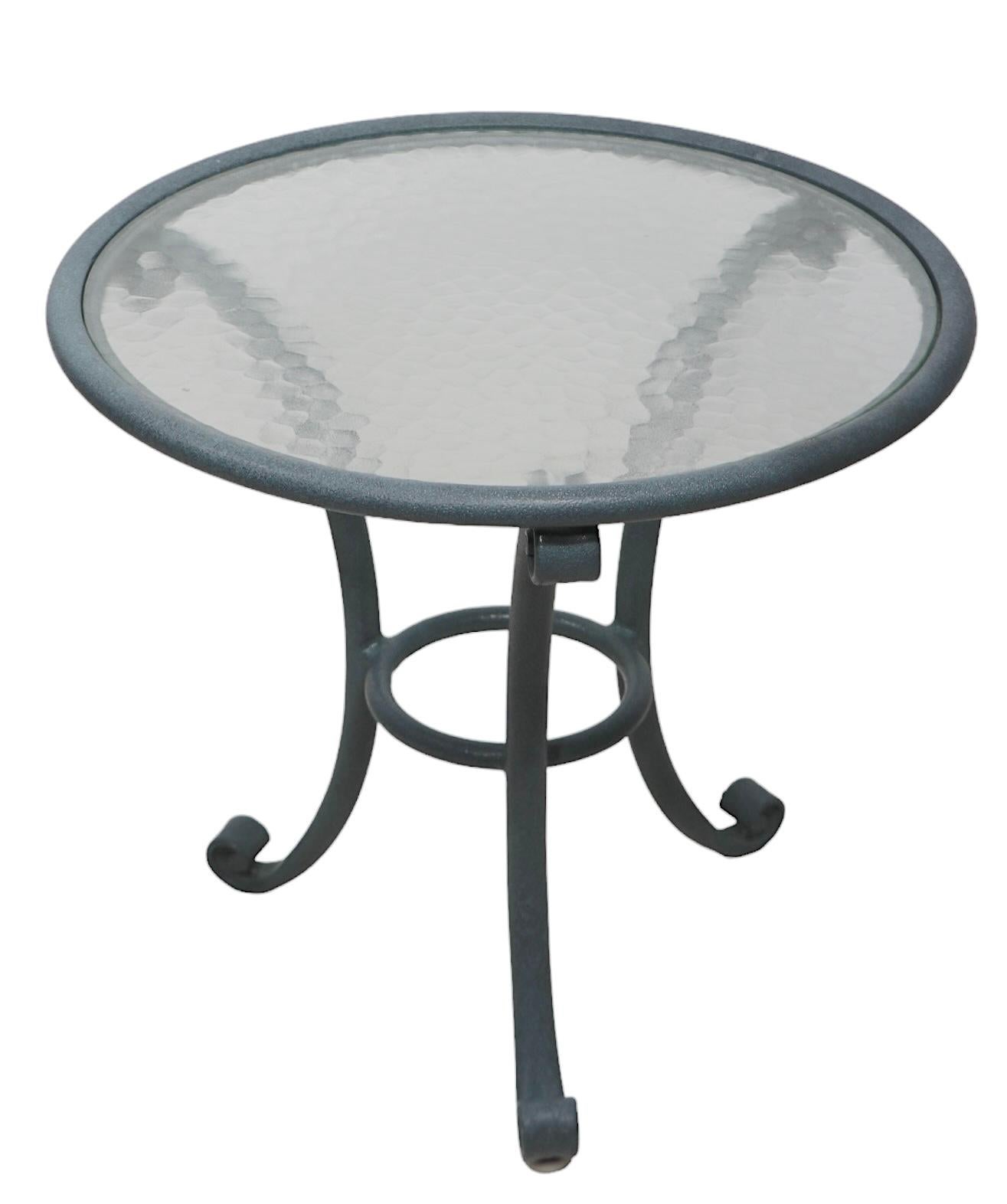 Pr. Brown Jordan Florentine  Garden Patio Poolside Tables 3