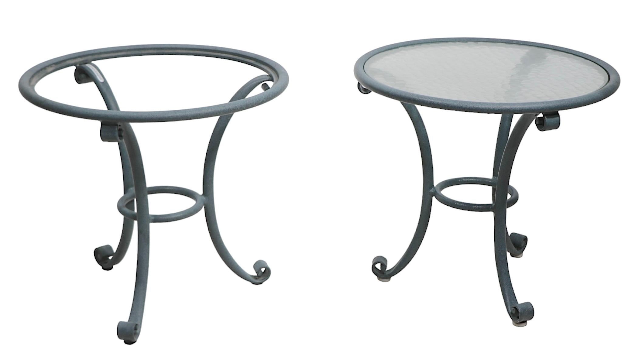 Pr. Brown Jordan Florentine  Garden Patio Poolside Tables 4