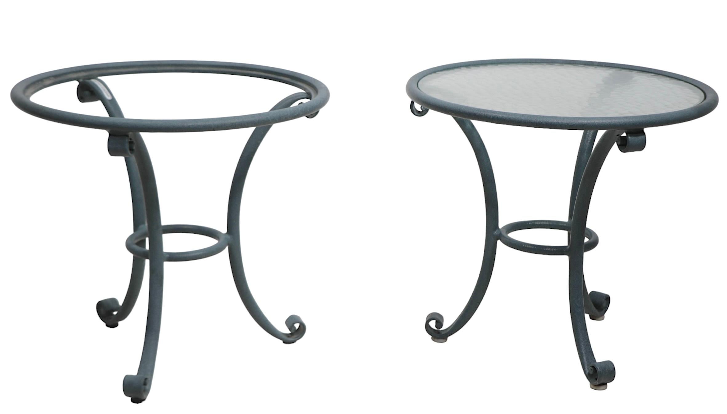 Pr. Brown Jordan Florentine  Garden Patio Poolside Tables 5