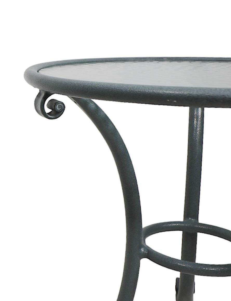 Metal Pr. Brown Jordan Florentine  Garden Patio Poolside Tables