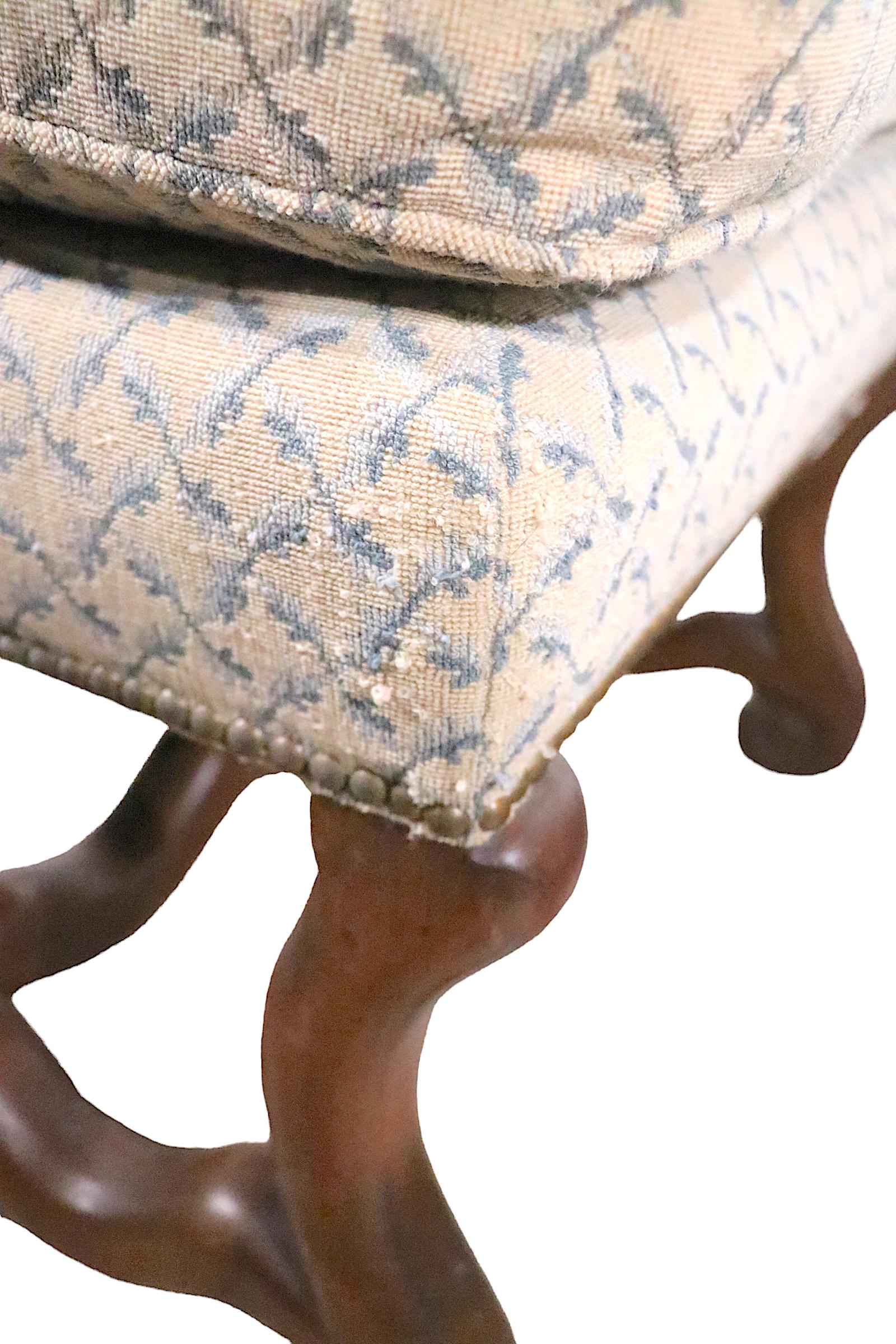 Upholstery Pr. Contemporary Os De Mouton Style Ottoman Pouf, Benches  For Sale