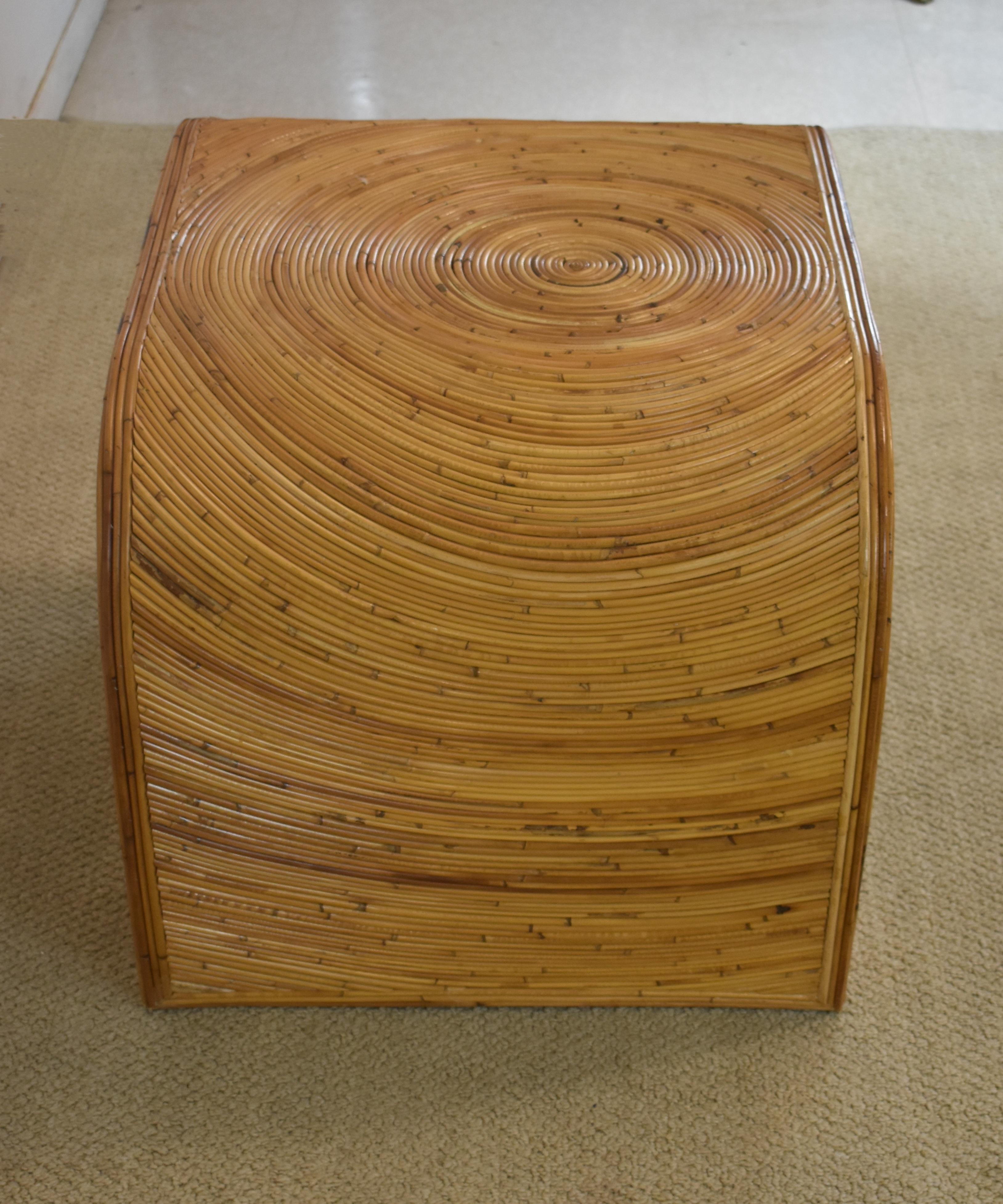 curved side table
