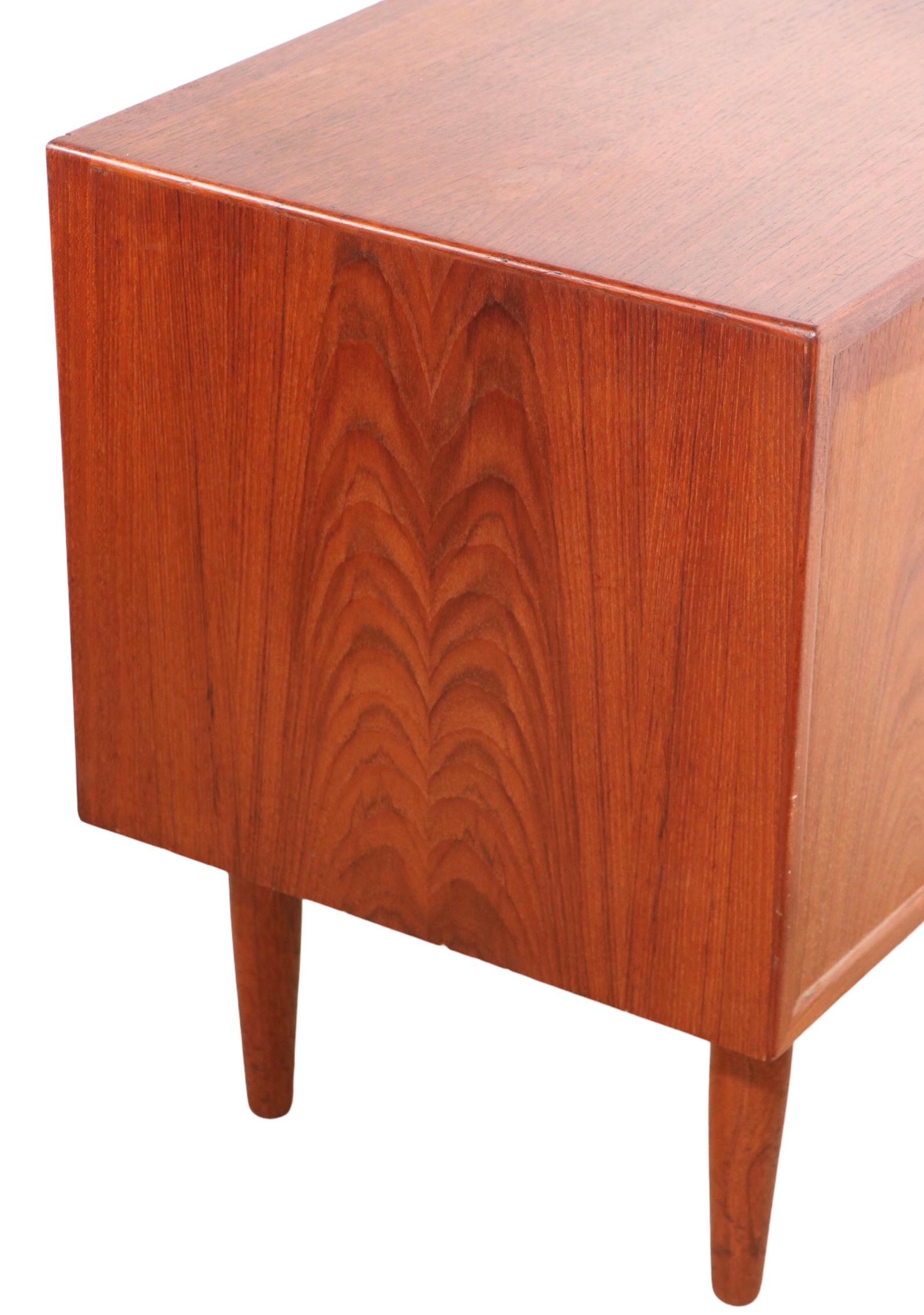 Teak Pr. Danish Mid-Century Modern Nightstands by Falster Mobelfabrik