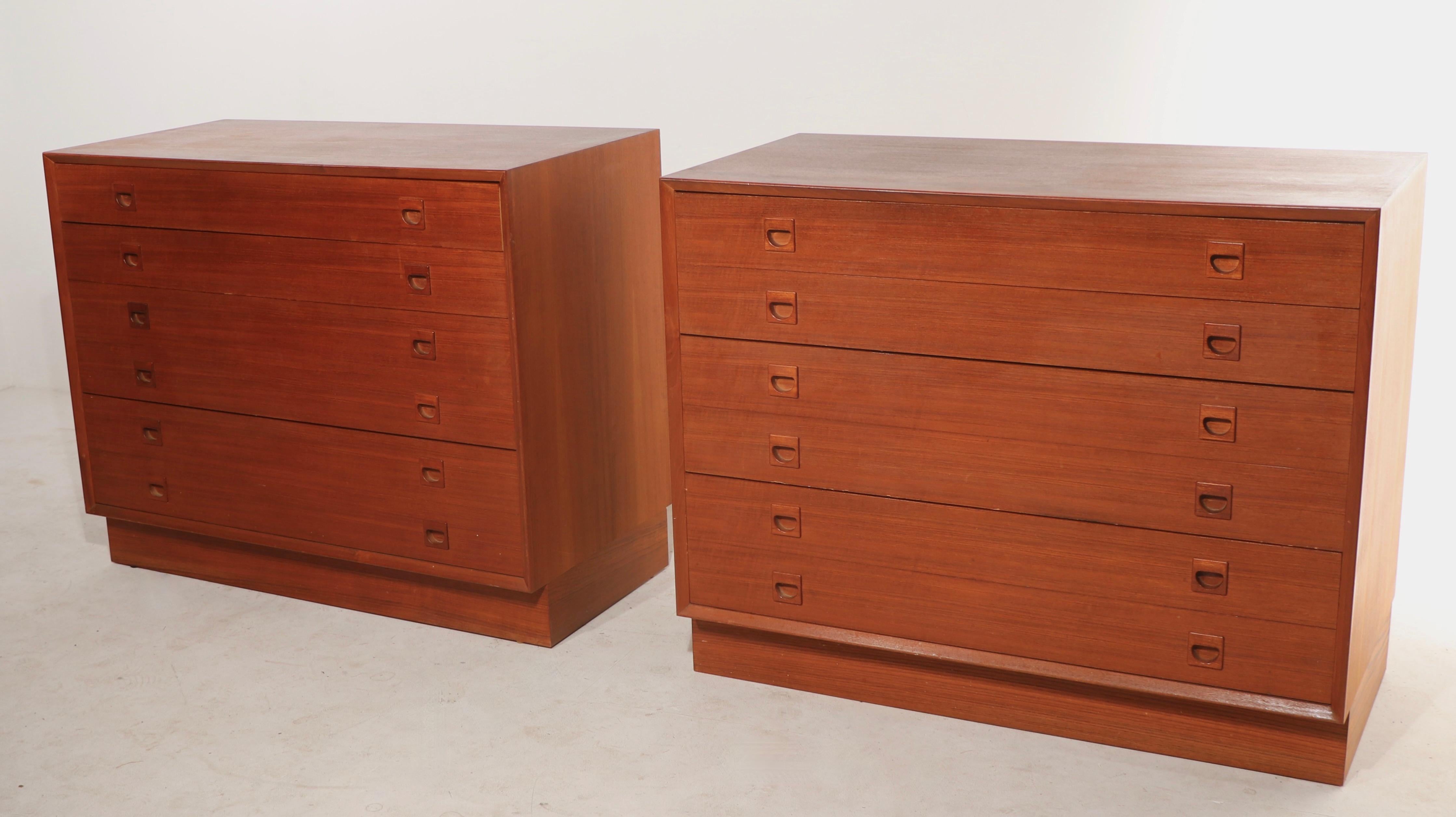 Pr. Danish Mid-Century Modern Style Dressers Att. to G Plan  For Sale 9