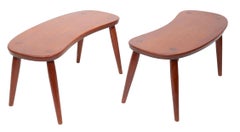 Pr. Danish Mid Century Modern Tables Made by Illum Bolighus att. to Josef Frank