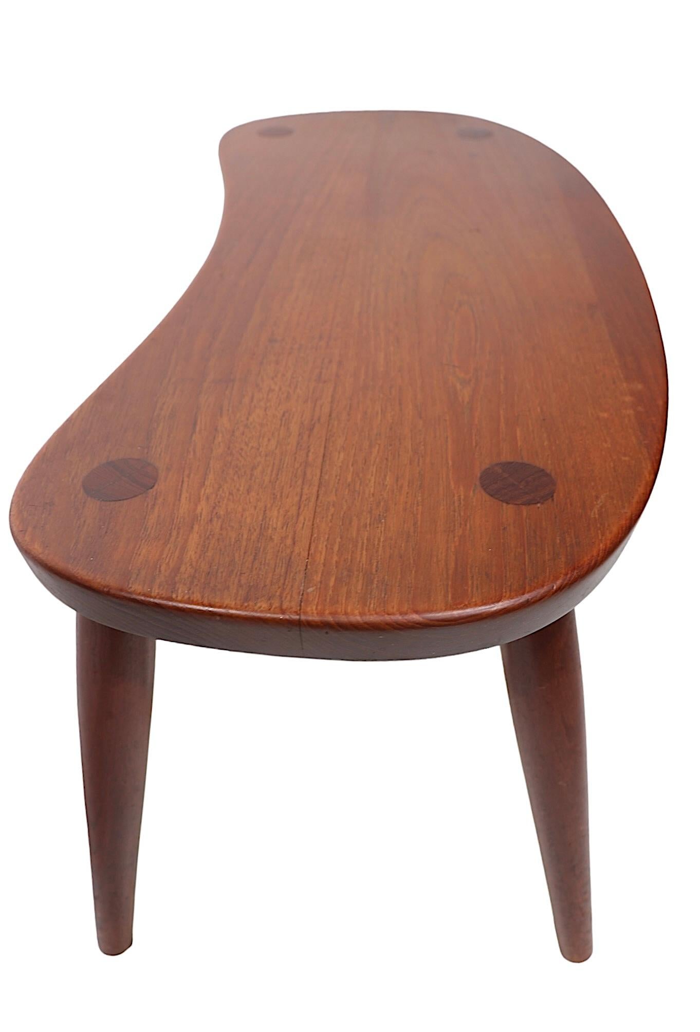 Pr. Danish Mid Century Modern Tables Made by Illum Bolighus att. to Josef Frank  For Sale 2