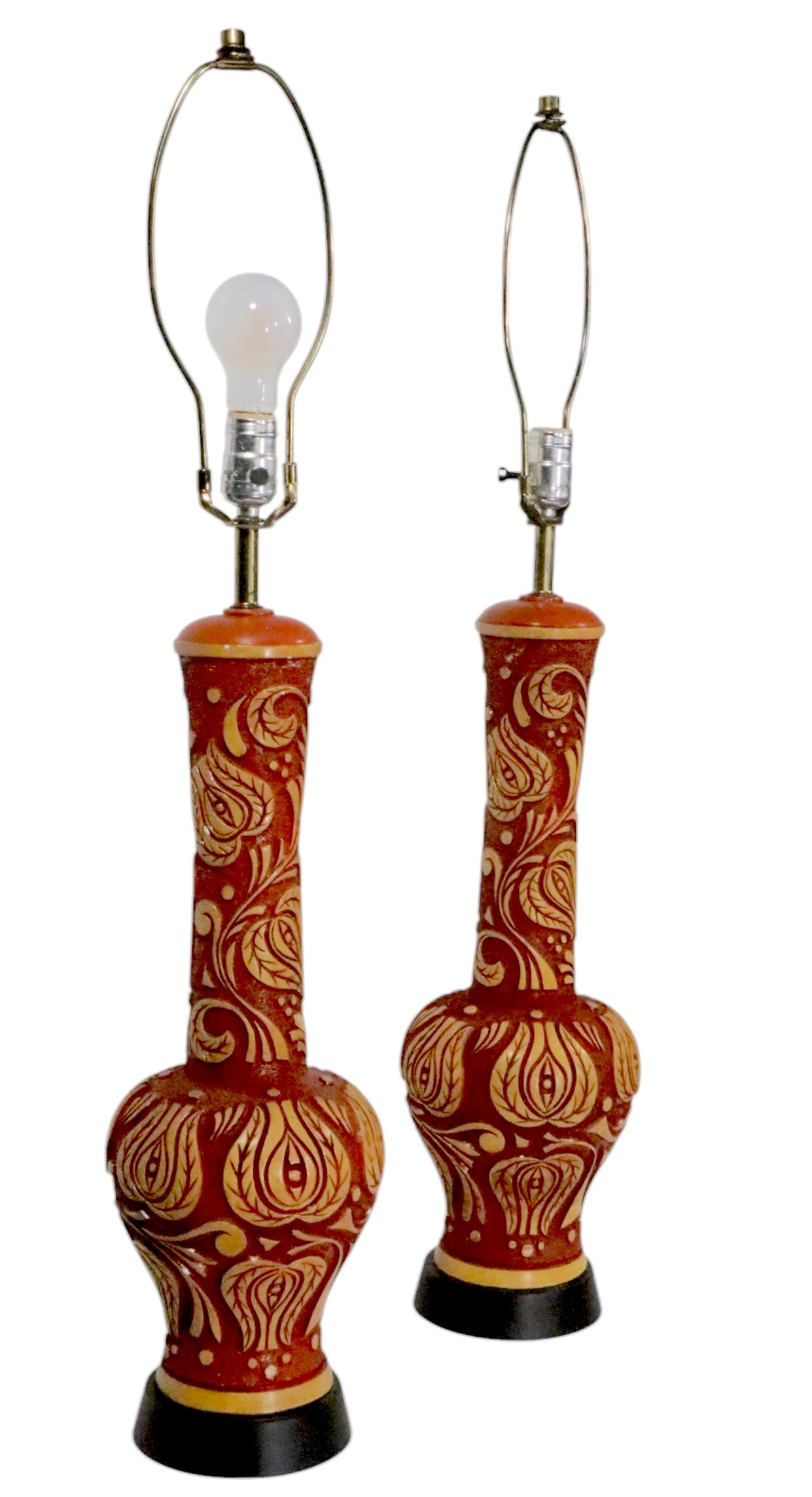 Pr. Lampes de table décoratives en vente 10