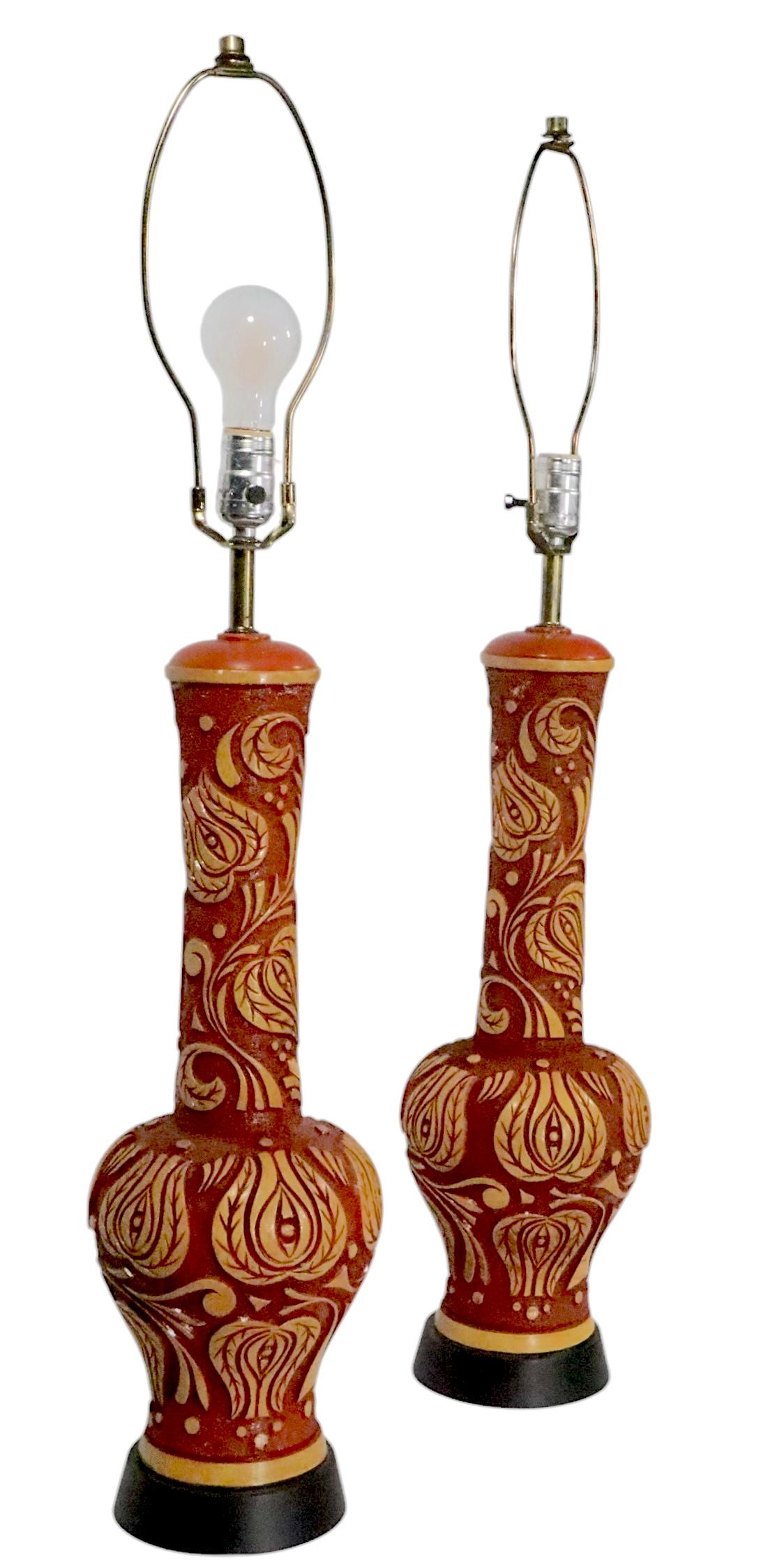 Pr. Lampes de table décoratives en vente 11