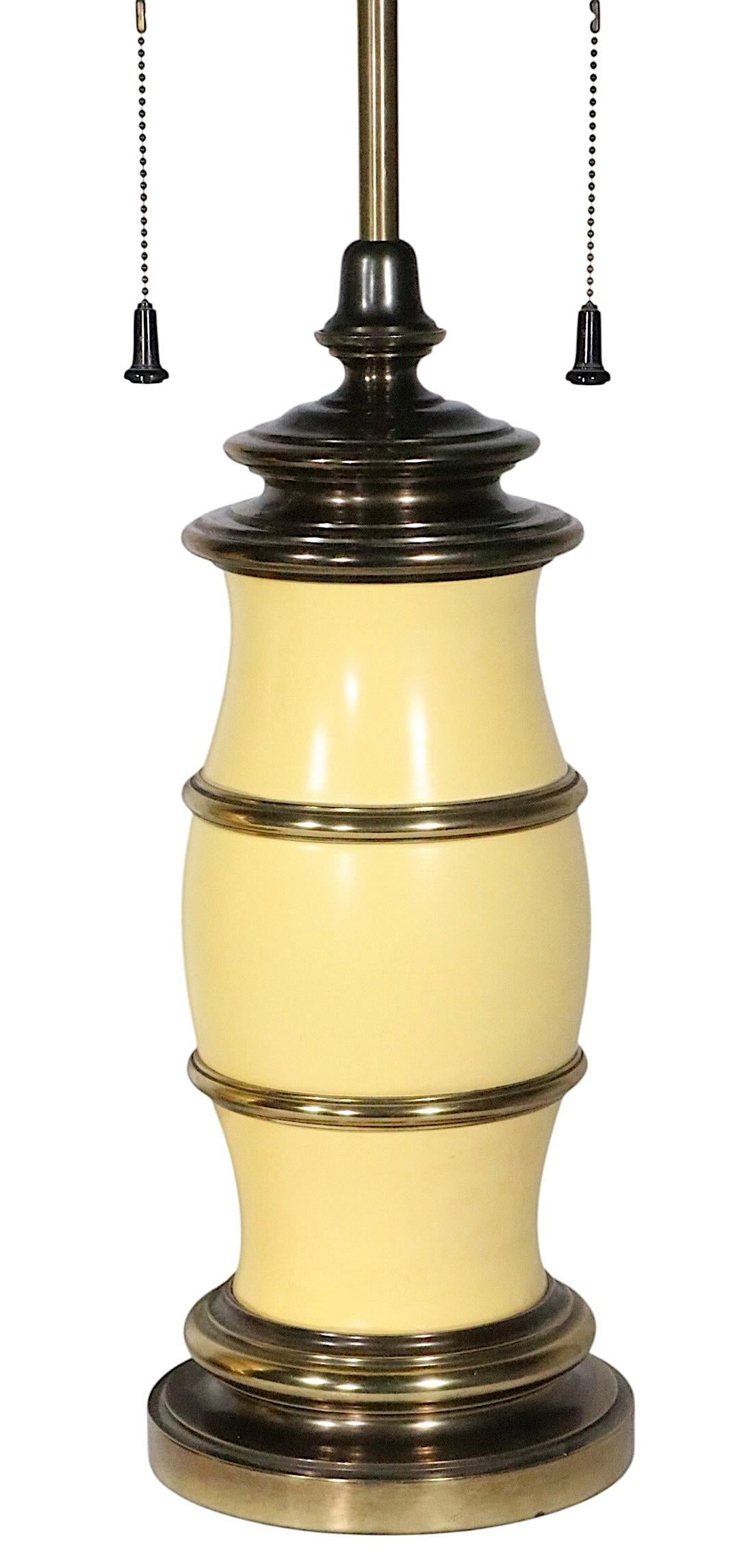 Pr. Dekorativ  Tischlampen aus Kunstbambus von Stiffel um 1970 im Angebot 3