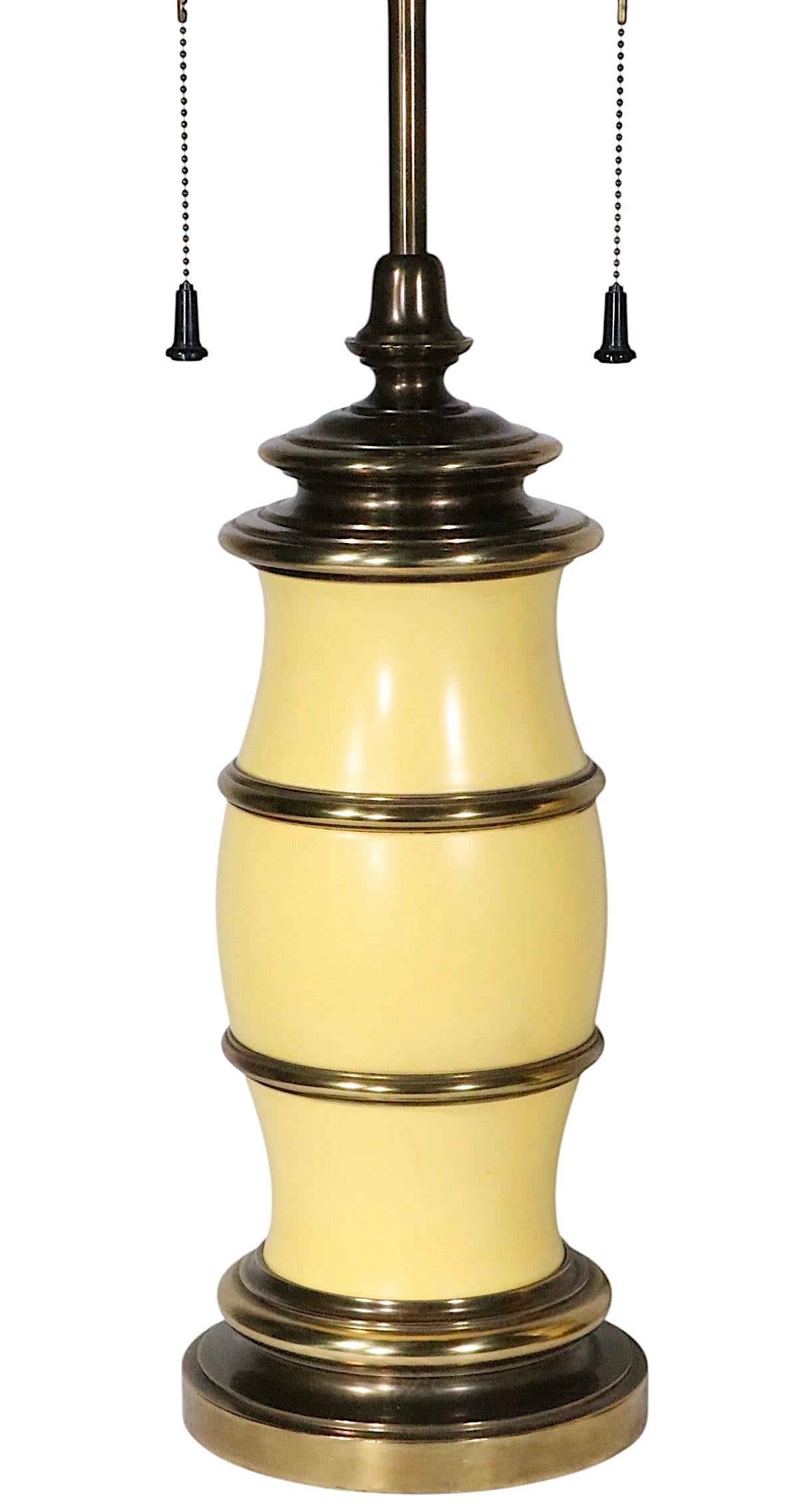 Pr. Dekorativ  Tischlampen aus Kunstbambus von Stiffel um 1970 im Angebot 4