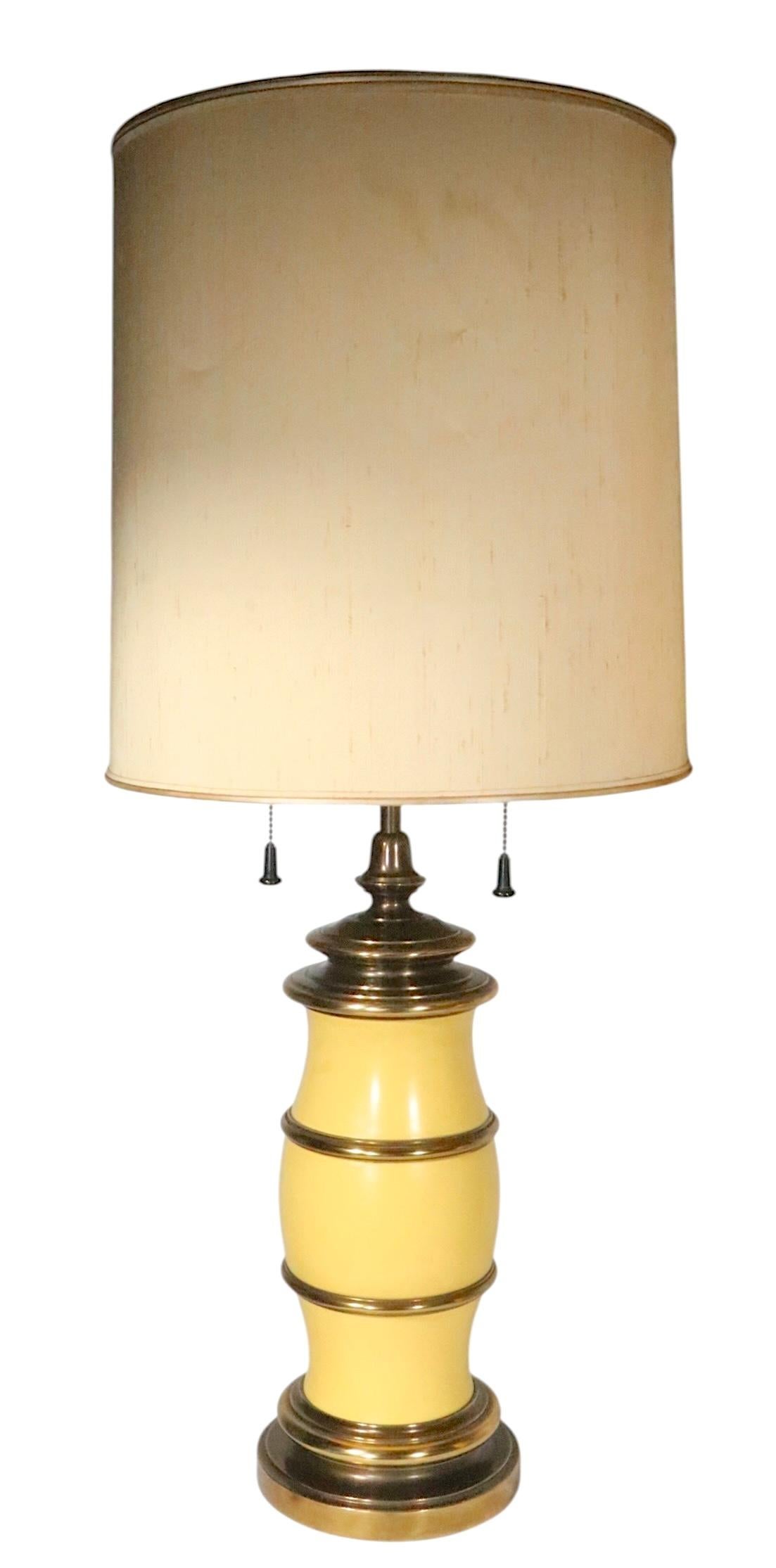 Pr. Dekorativ  Tischlampen aus Kunstbambus von Stiffel um 1970 im Angebot 6