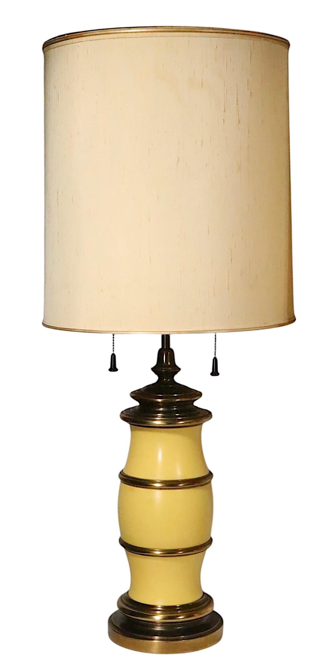 Pr. Dekorativ  Tischlampen aus Kunstbambus von Stiffel um 1970 im Angebot 9