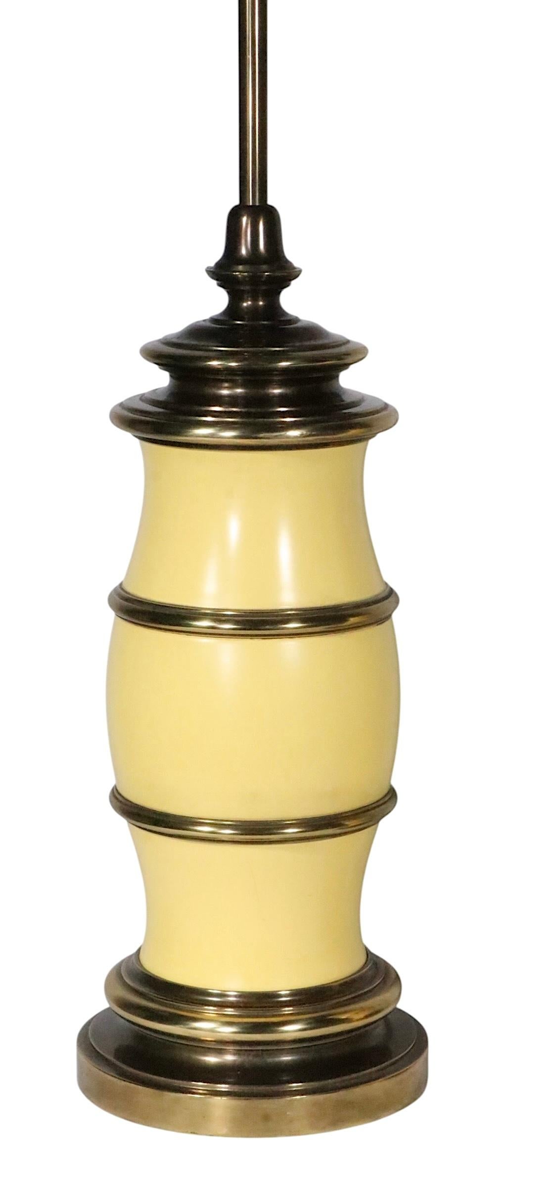 Pr. Dekorativ  Tischlampen aus Kunstbambus von Stiffel um 1970 im Angebot 2
