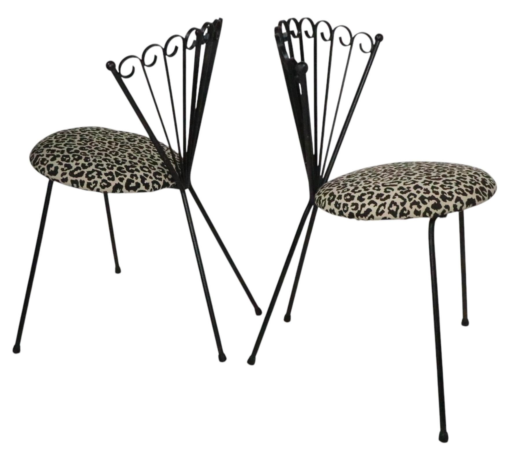 Pr. Chaises d'appoint décoratives de style Granada du milieu du siècle dernier attribuées à Arthur Umanoff en vente 3