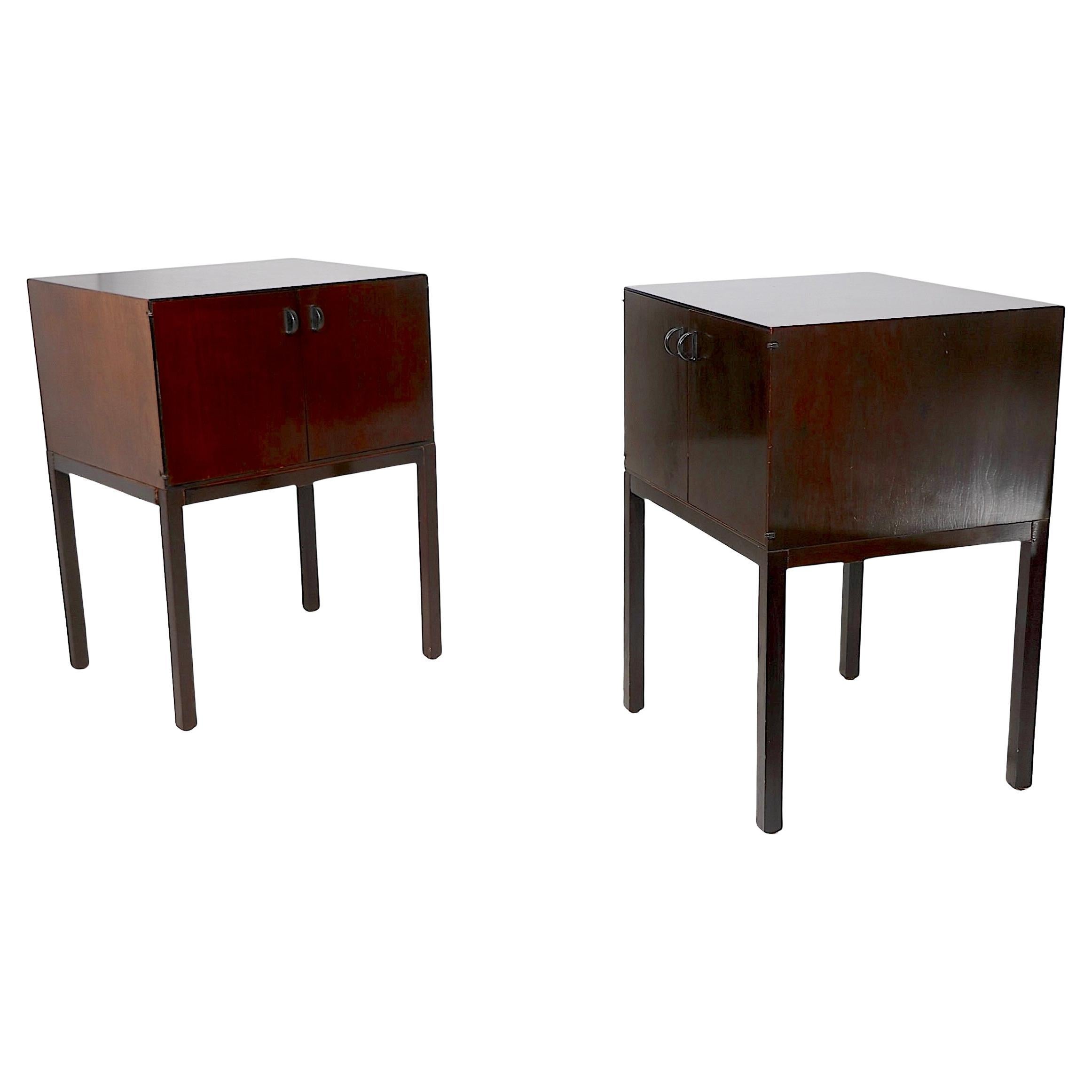 Pr. Directional Custom Collection Nightstands c. 1970’s For Sale