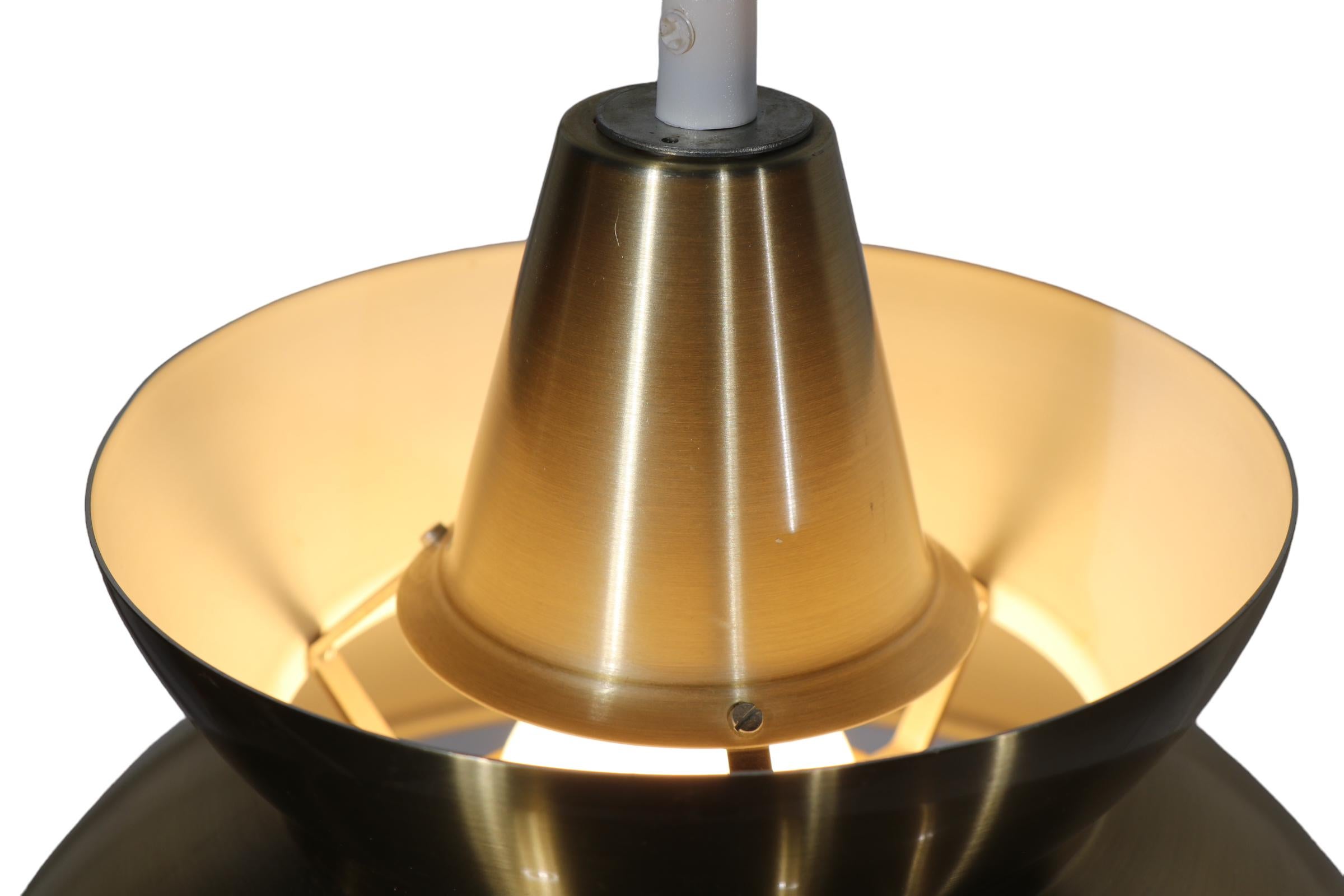 Pr. Doo Wop  Colgante de estilo  Lámparas de John Utzon para Nordisk Solar c 1960's Danés en venta