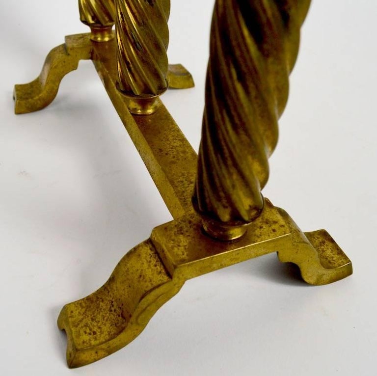 Pr. English Fireplace Tool Rests For Sale at 1stDibs