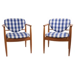 Pr. Finn Juhl Style Chairs by John Stuart