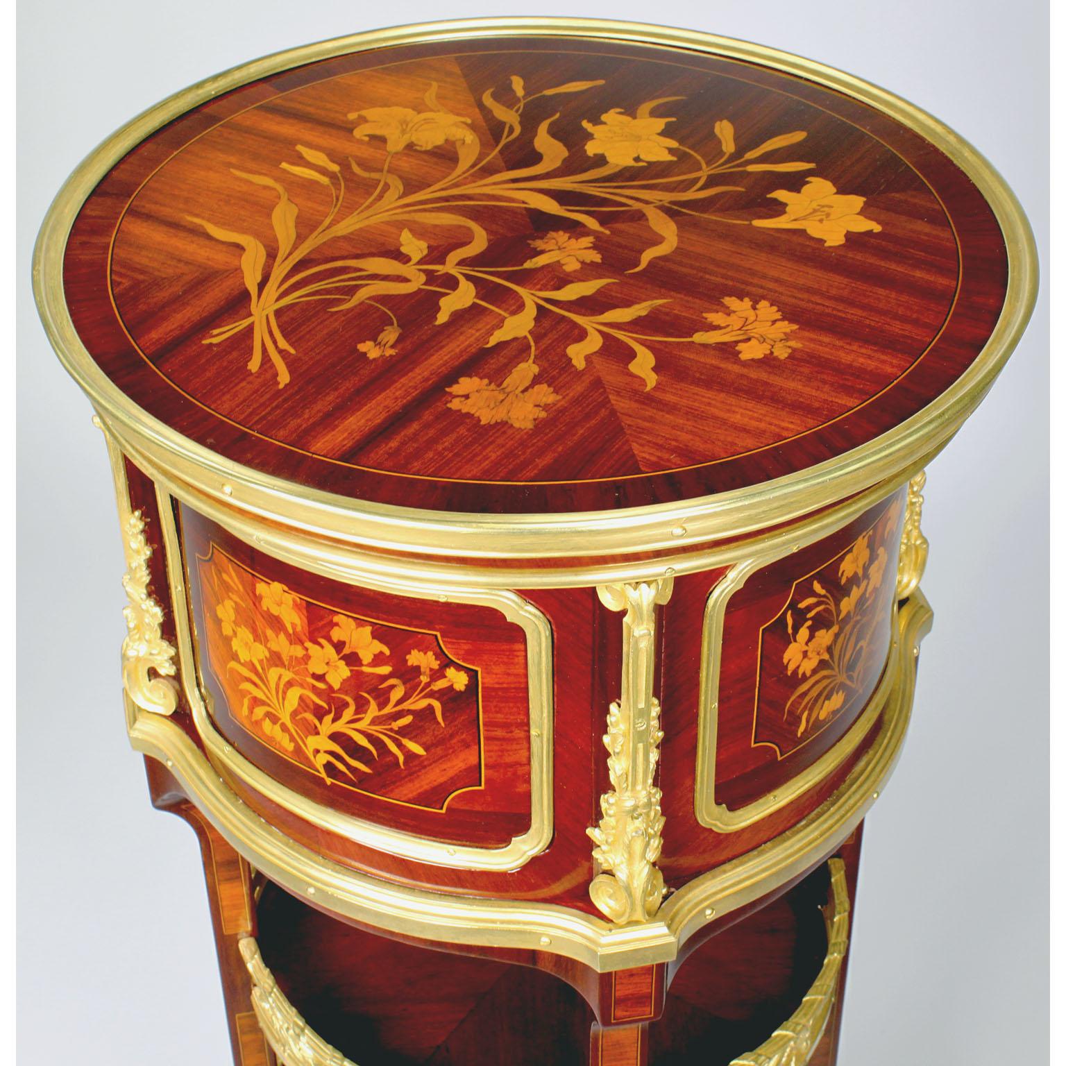 Pr French 19th-20th Century Ormolu Mounted Side-Tables Zwiener-Jansen Successeur For Sale 4