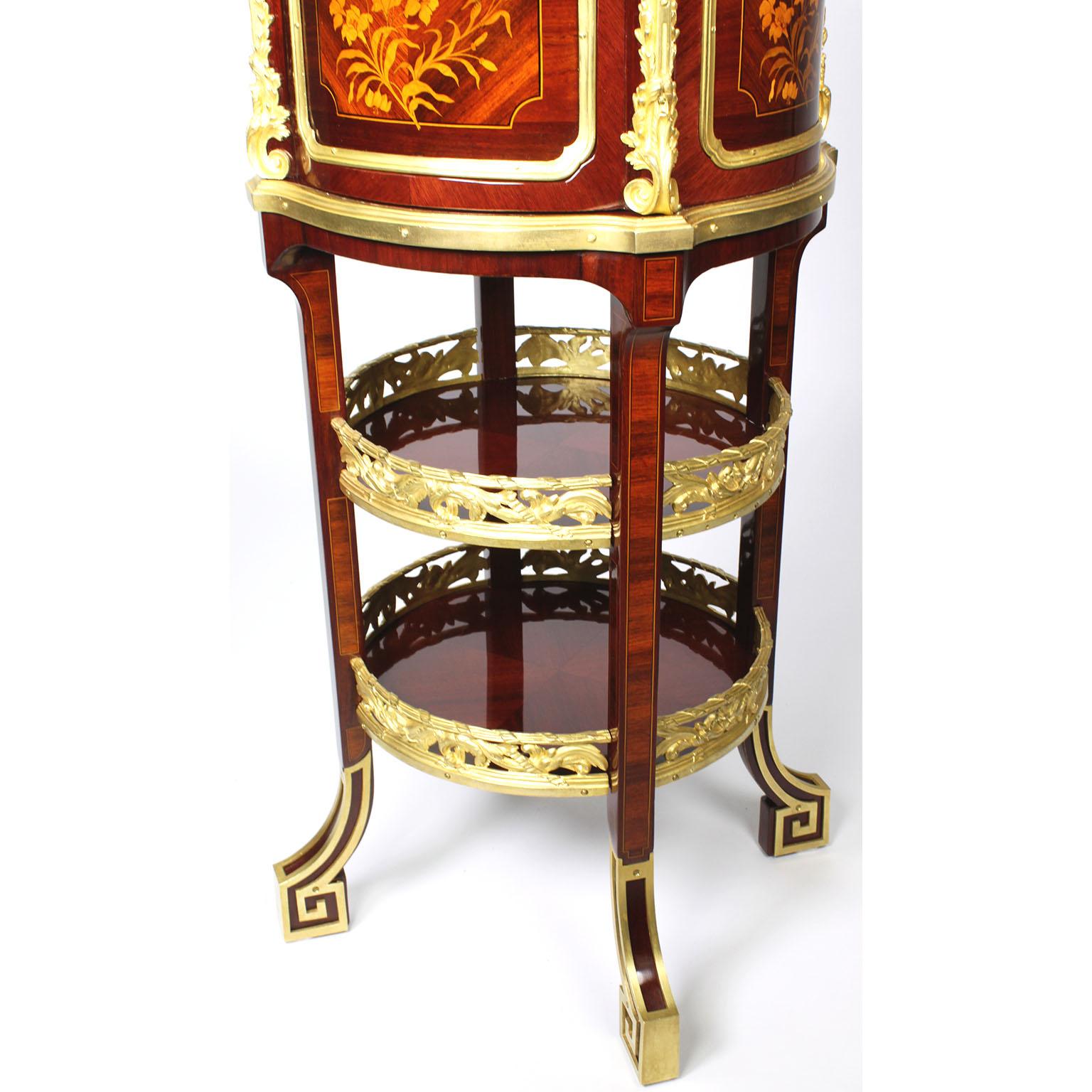 Pr French 19th-20th Century Ormolu Mounted Side-Tables Zwiener-Jansen Successeur For Sale 5
