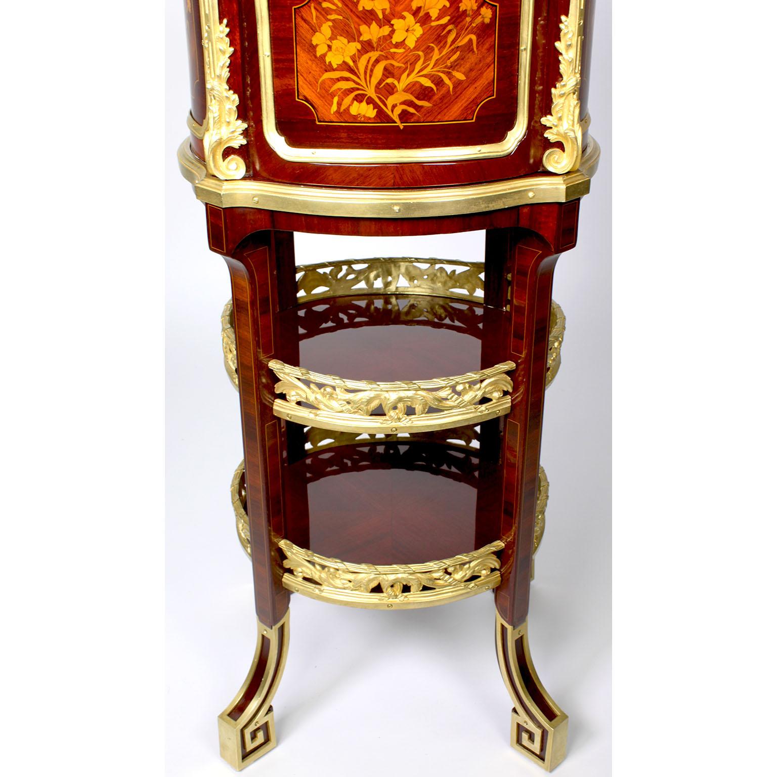 Pr French 19th-20th Century Ormolu Mounted Side-Tables Zwiener-Jansen Successeur For Sale 6