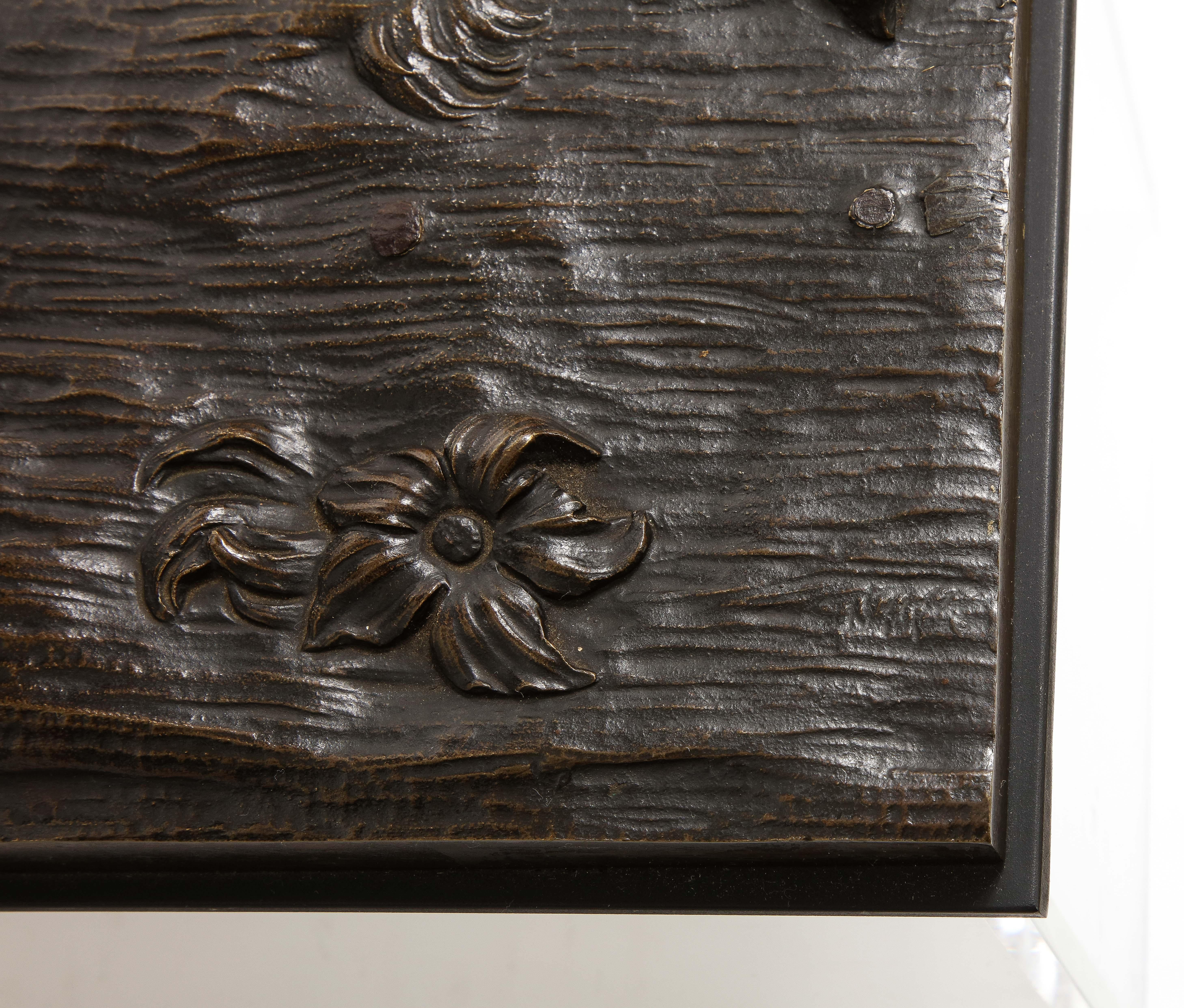 Pr. Grupos de bronce franceses del siglo XIX Fama y Mercurio según modelos de Antoine Coysevox 10