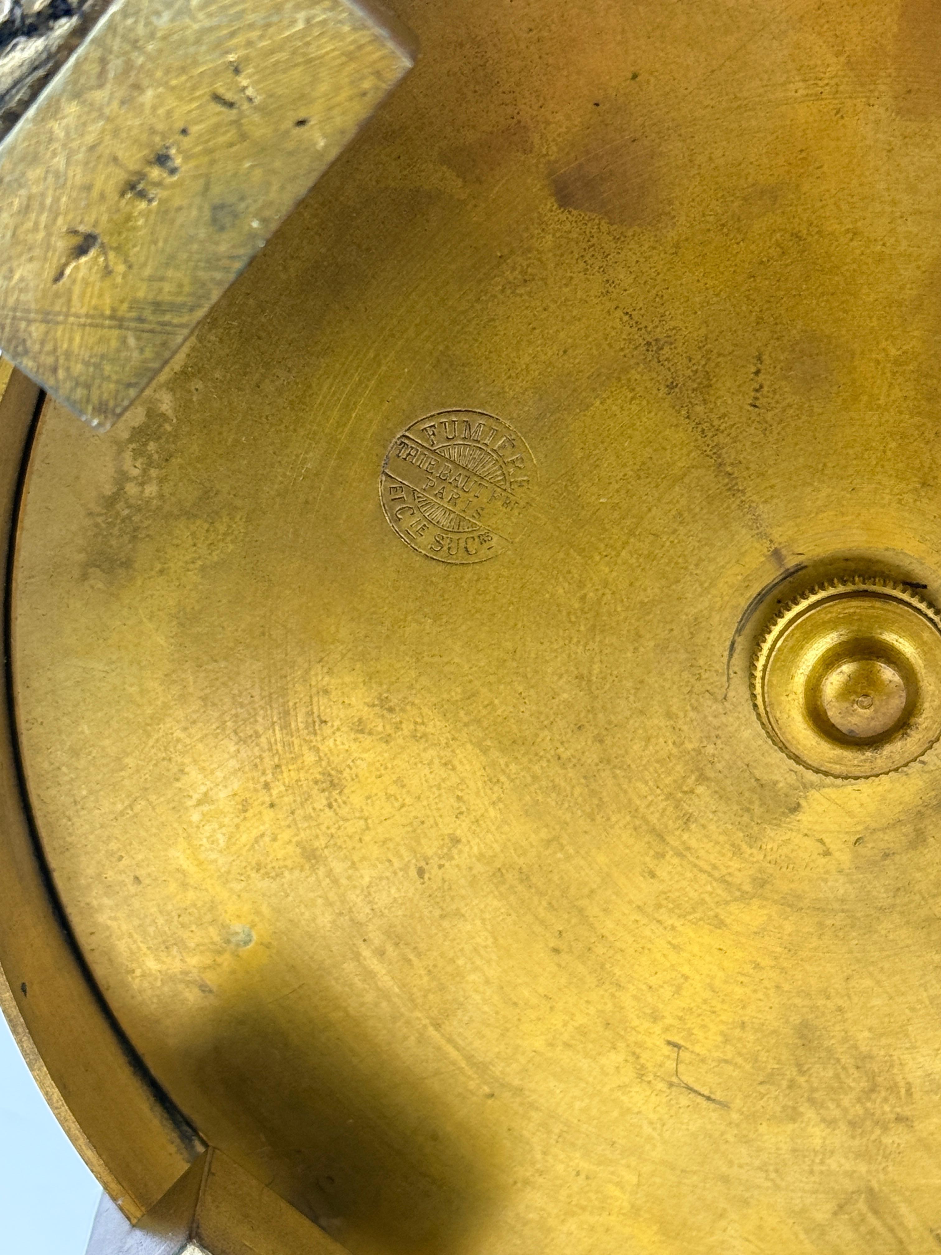 Pr, Jarrones de bronce dorado y patinado de Fumière et Cie, Paris, Renacimiento del Imperio francés en venta 7