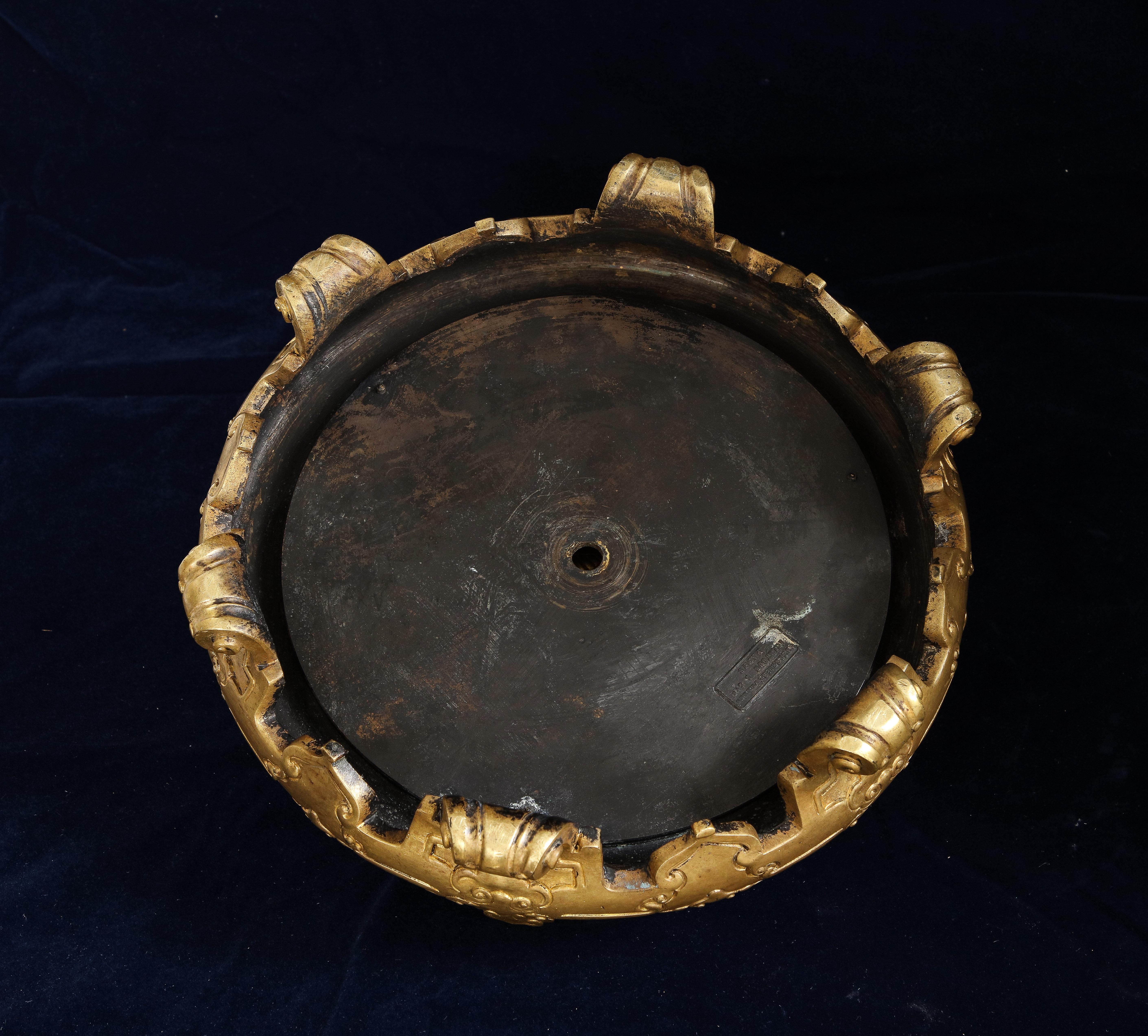 Pr. Vasi francesi montati su ormolu e vasi cinesi cloisonné Lacarrière Frères & Delatour in vendita 10