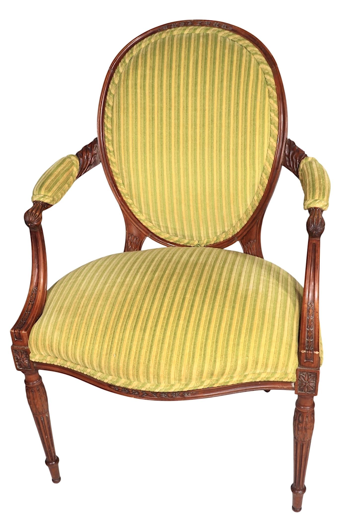 20ième siècle Pr. Fauteuils Fauteuil de style français en vente