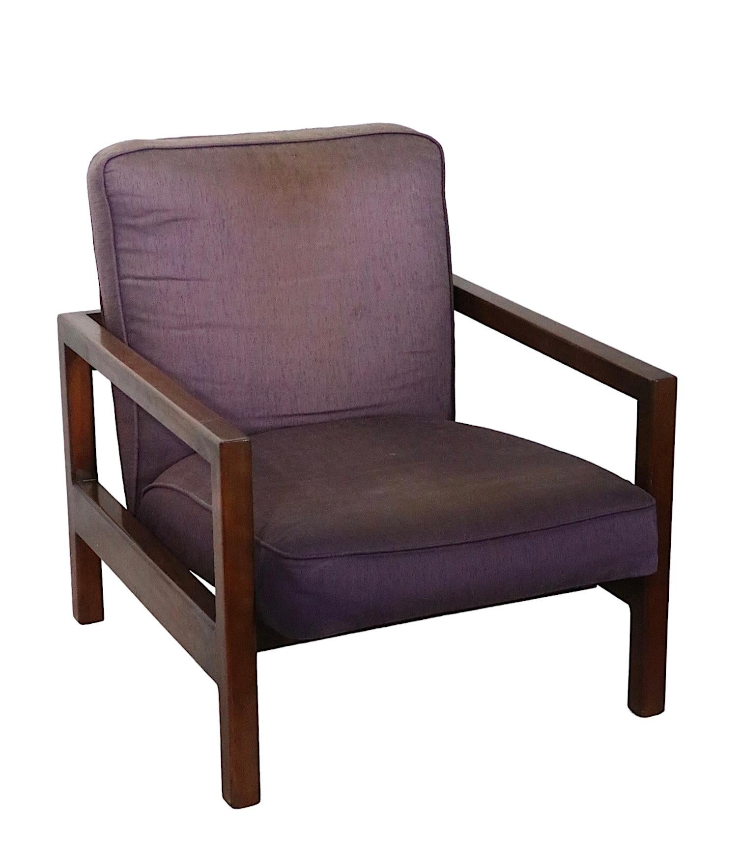 Paire. George Nelson pour Herman Miller fauteuils cubiques, modèle 4774 en vente 3