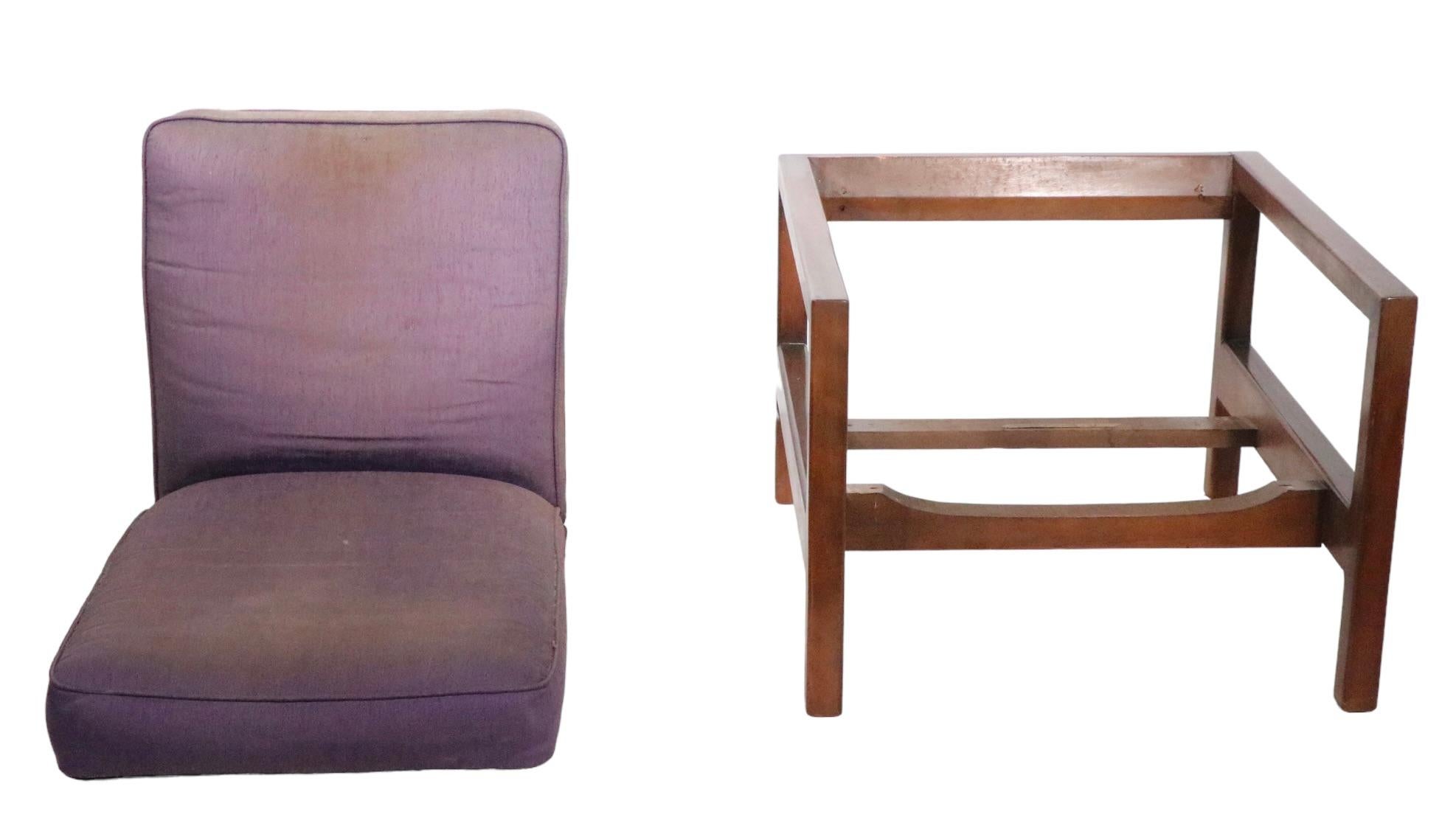Paar. Würfel-Stühle von George Nelson für Herman Miller, Modell 4774 im Angebot 7