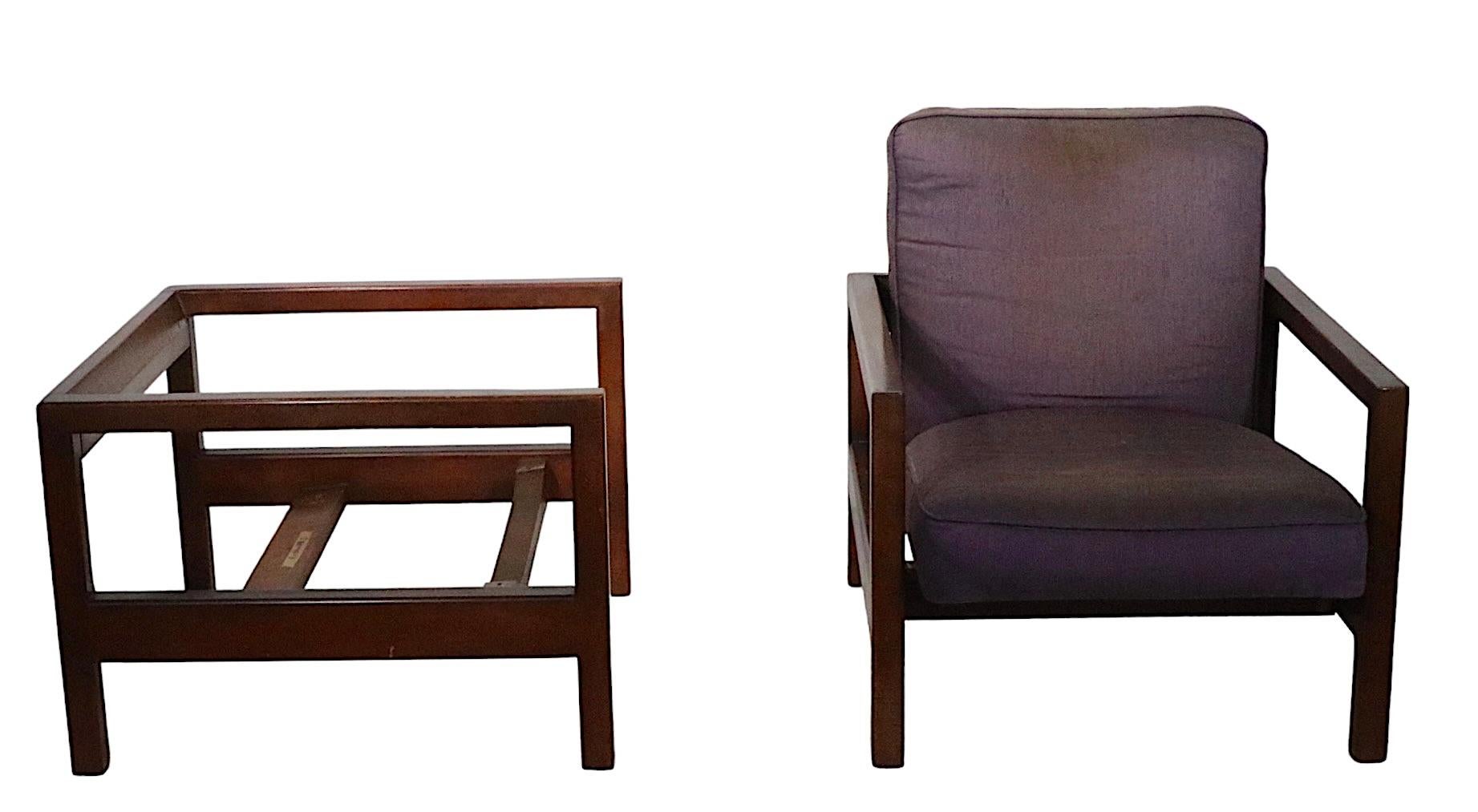 Paire. George Nelson pour Herman Miller fauteuils cubiques, modèle 4774 en vente 2