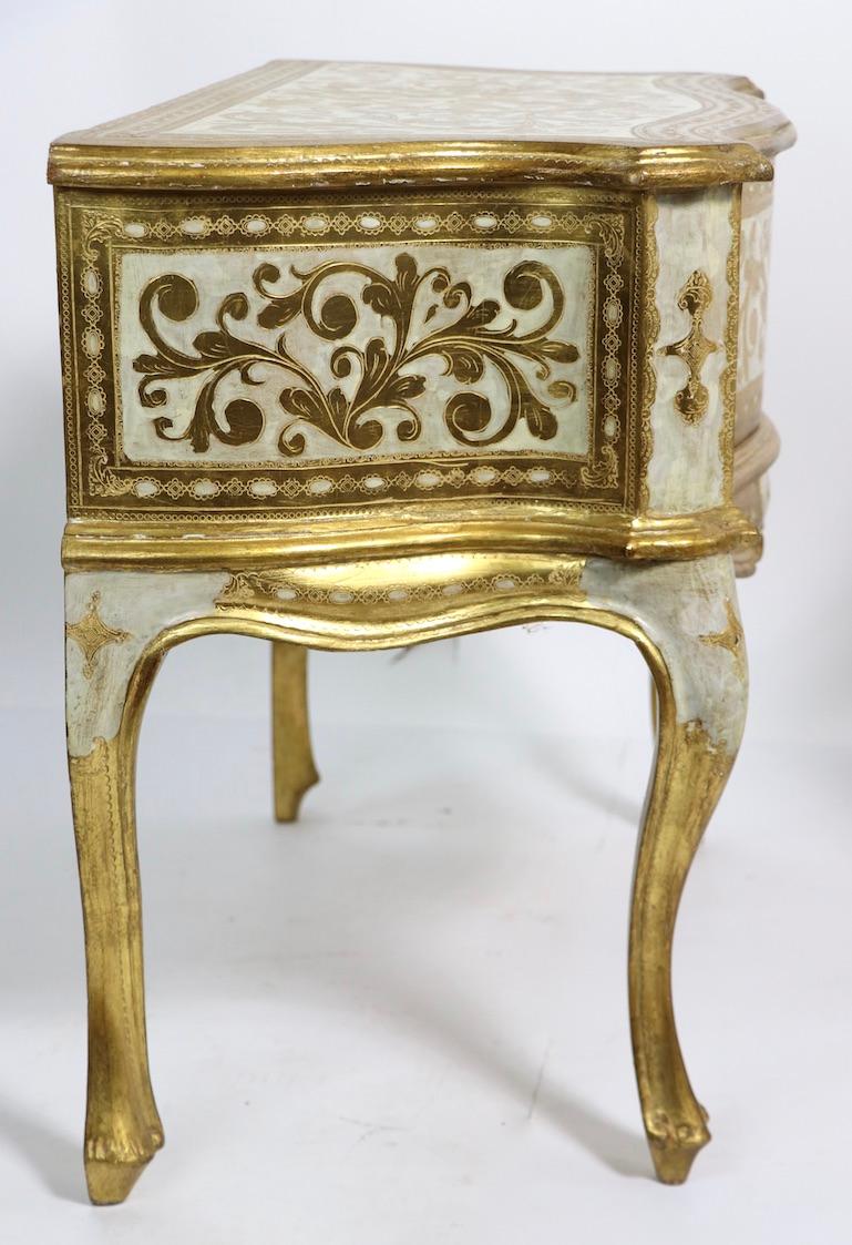 Pair of Giltwood Nightstands Made in Italy by Florentine Furniture 7