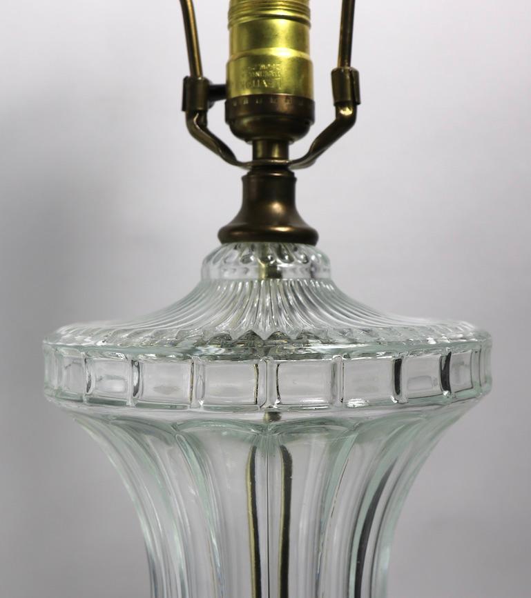 glass urn lamp