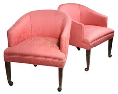 Pr. High Style Hollywood Regency Tub Chairs