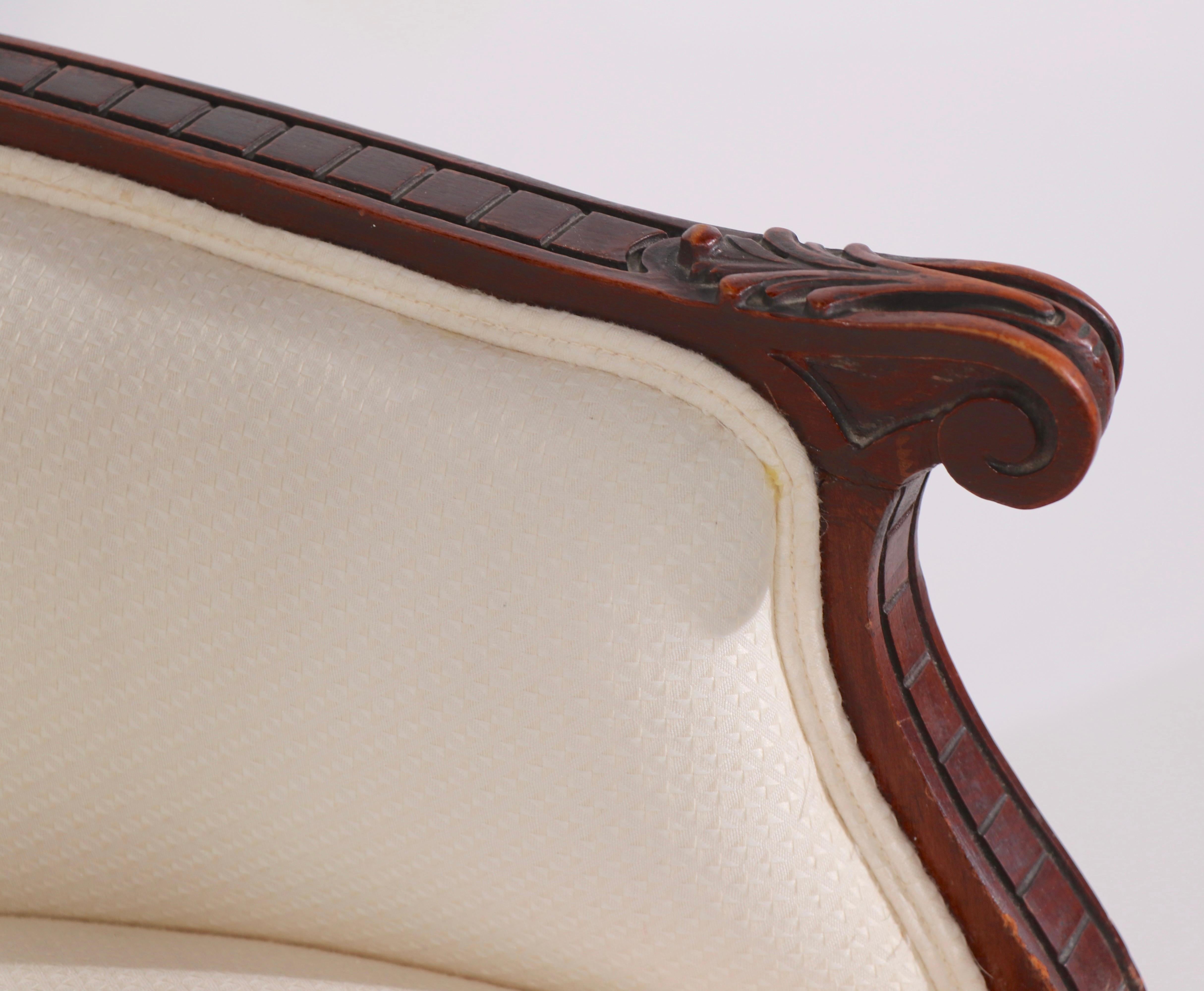 Hand-Carved Pair of Hollywood Regency Armchairs by Grosfeld House