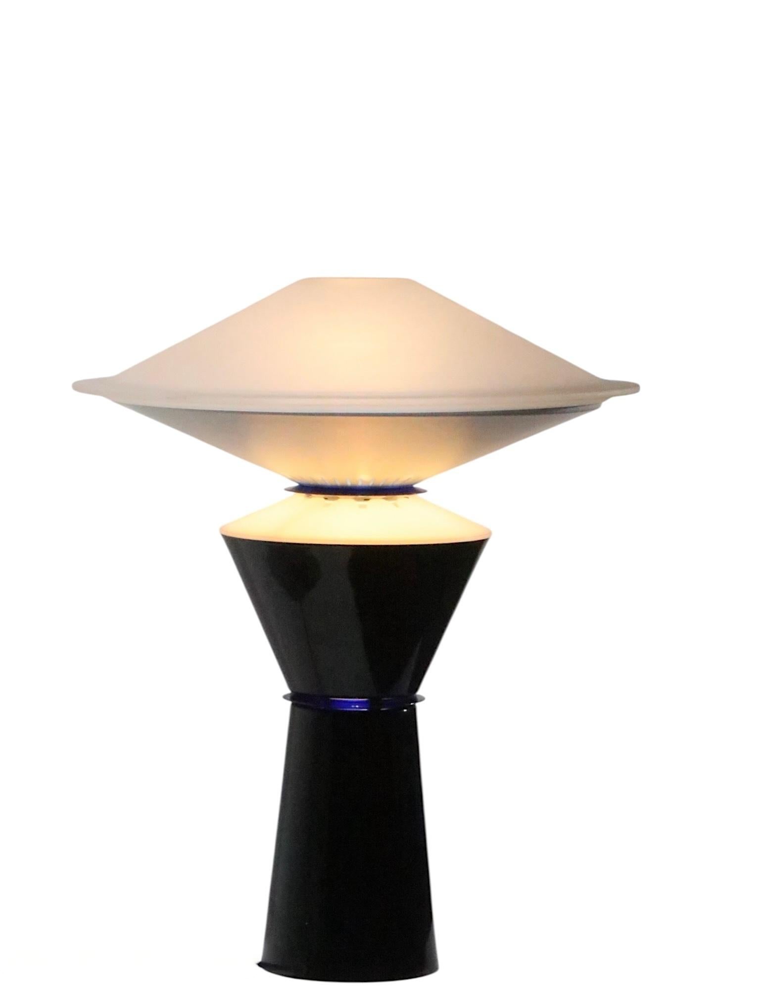 Pr. Italian Post Modern Table Lamps by Pier Ramella by Arteluce for Flos 1980's For Sale 9