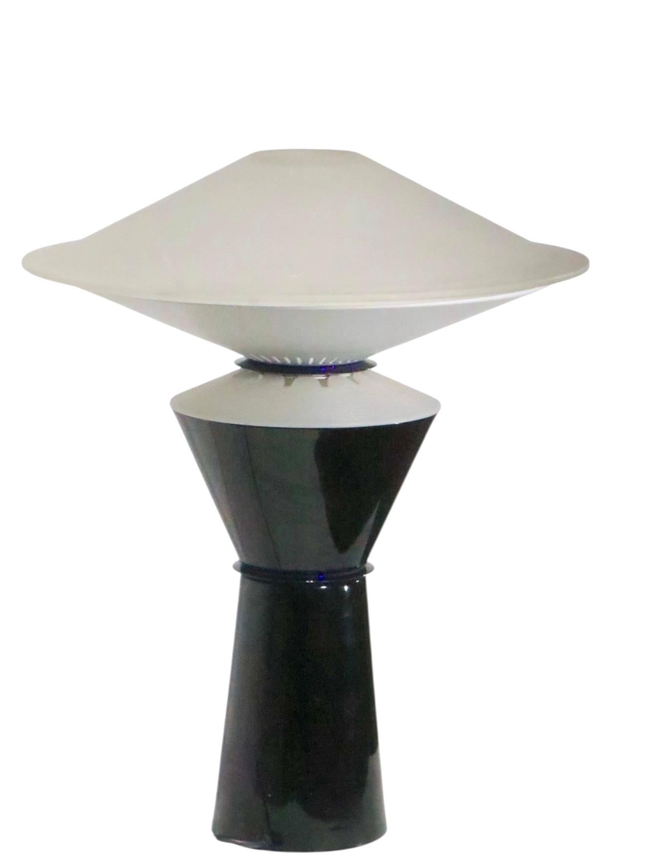 Pr. Italian Post Modern Table Lamps by Pier Ramella by Arteluce for Flos 1980's For Sale 11
