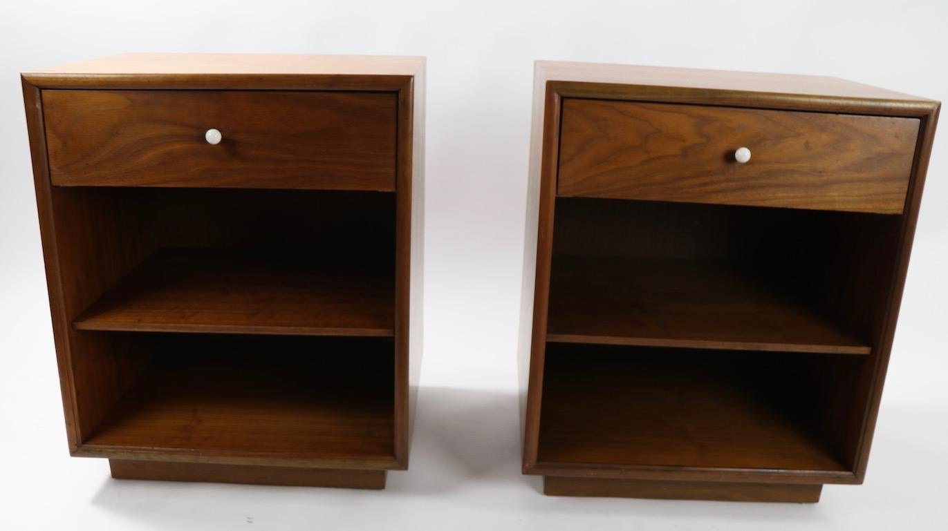 Pair of Kipp Stewart Declaration Nightstands for Drexel In Good Condition In New York, NY