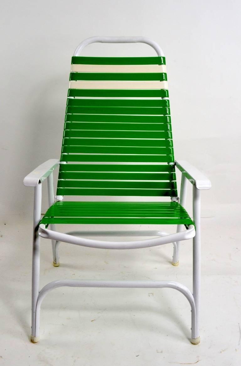 Pair Of Lawn Chairs By Telescope Furniture Company For Sale At 1stdibs