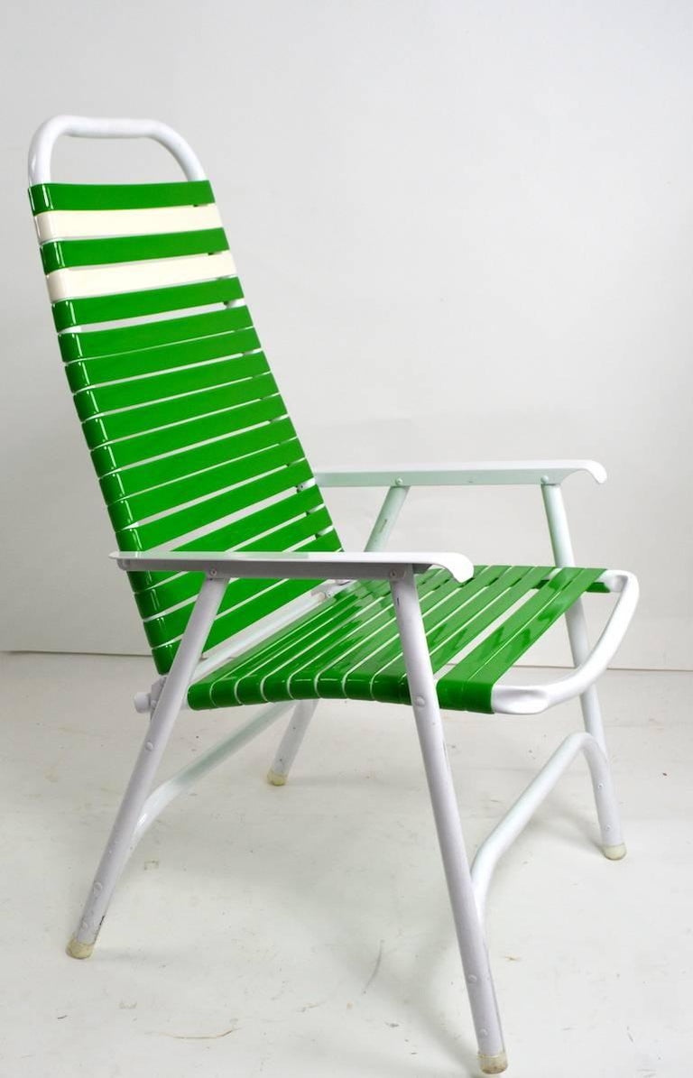 Pair Of Lawn Chairs By Telescope Furniture Company For Sale At 1stdibs